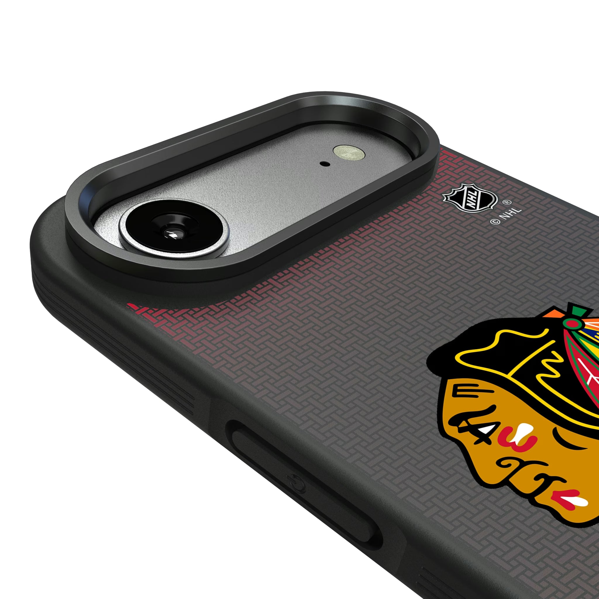 Chicago Blackhawks Linen iPhone Bump Phone Case for Apple iPhone - Detail#Device_iPhone Air