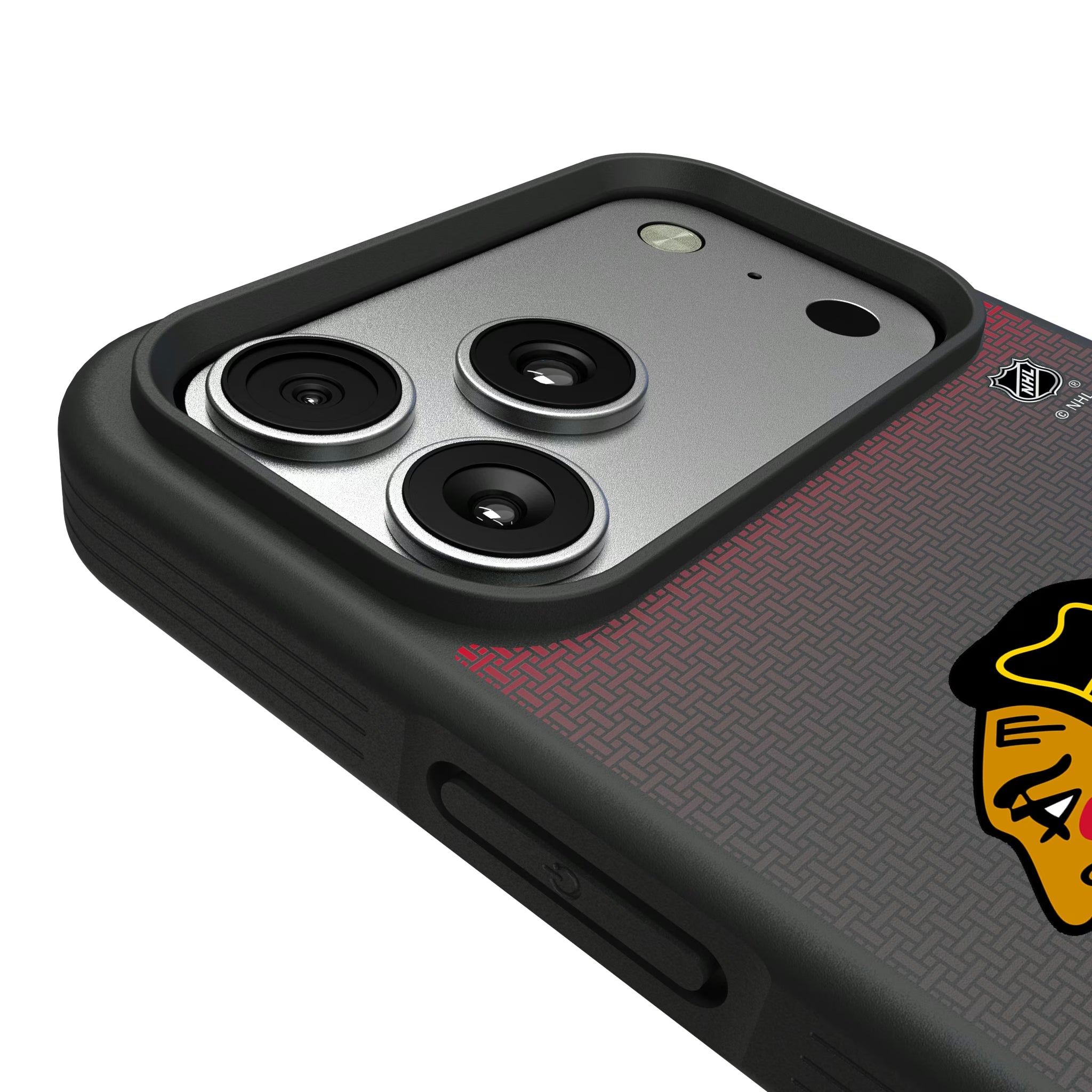 Chicago Blackhawks Linen iPhone Bump Phone Case for Apple iPhone - Detail#Device_iPhone 17 Pro Max