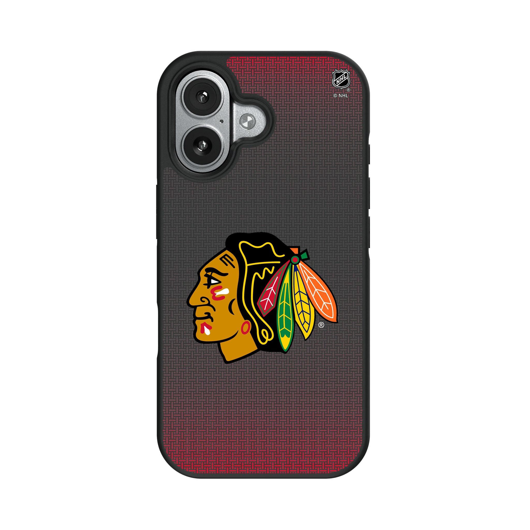 Chicago Blackhawks Linen iPhone Bump Phone Case for Apple iPhone#Device_iPhone 17