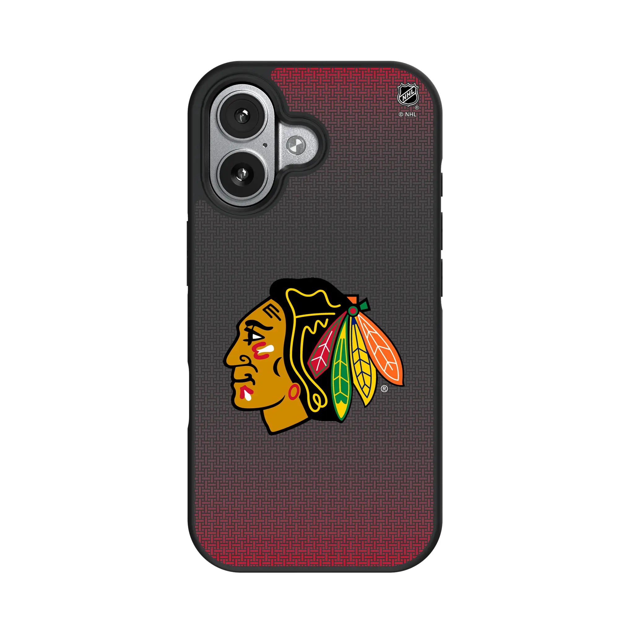 Chicago Blackhawks Linen iPhone Bump Phone Case for Apple iPhone#Device_iPhone 17