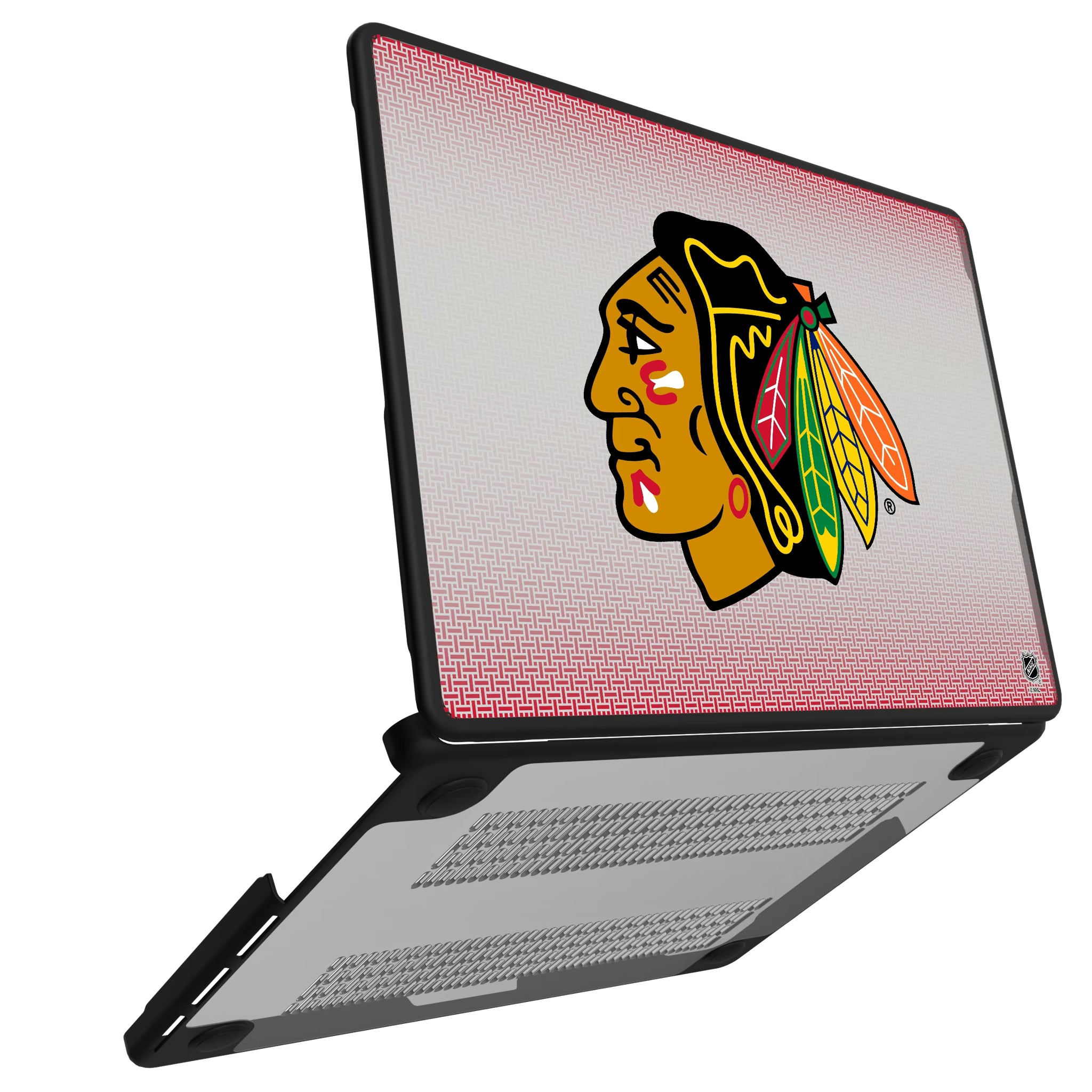 Chicago Blackhawks Linen MacBook Laptop Case for Apple MacBook#Device_MacBook Pro (14-inch, 2021) / MacBook Pro (14-inch, 2023) / MacBook Pro (14-inch, 2024)