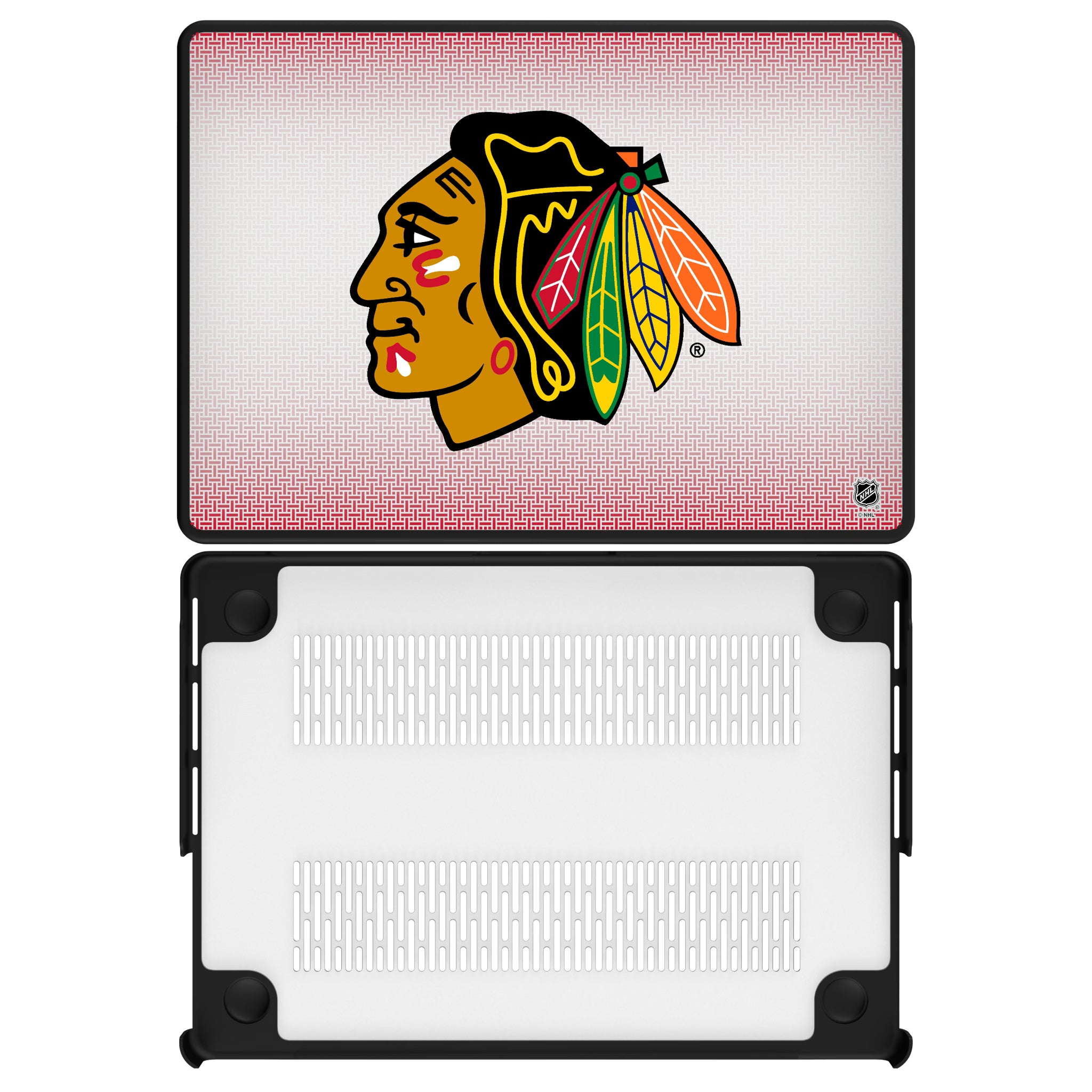 Chicago Blackhawks Linen MacBook Laptop Case for Apple MacBook#Device_MacBook Pro (14-inch, 2021) / MacBook Pro (14-inch, 2023) / MacBook Pro (14-inch, 2024)