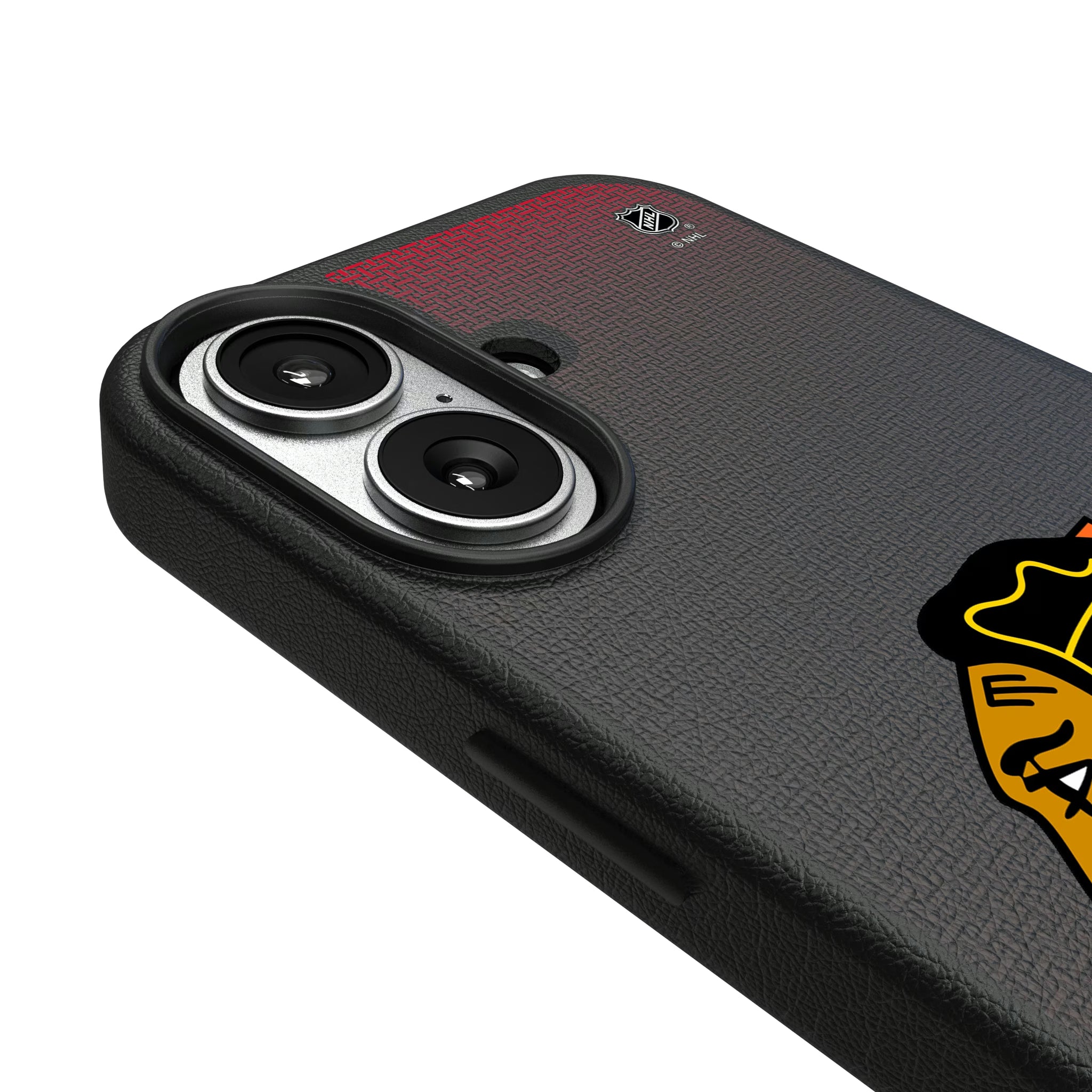 Chicago Blackhawks Linen iPhone MagSafe Compatible Phone Case for Apple iPhone - Detail#Device_iPhone 17