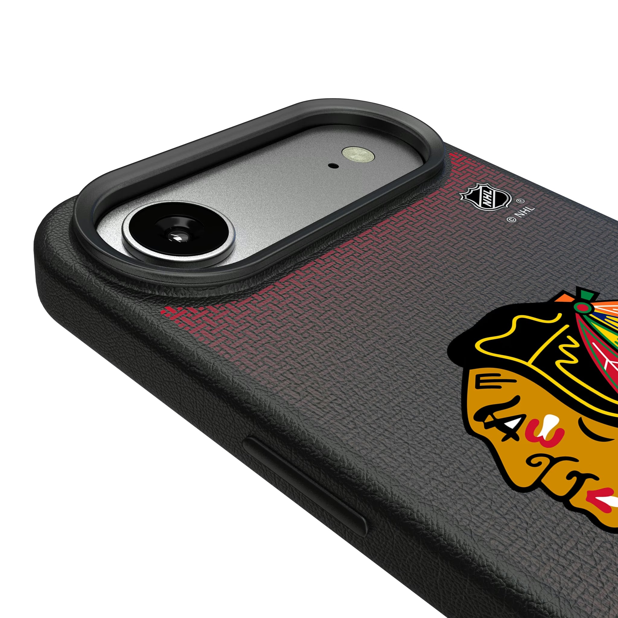 Chicago Blackhawks Linen iPhone MagSafe Compatible Phone Case for Apple iPhone - Detail#Device_iPhone Air