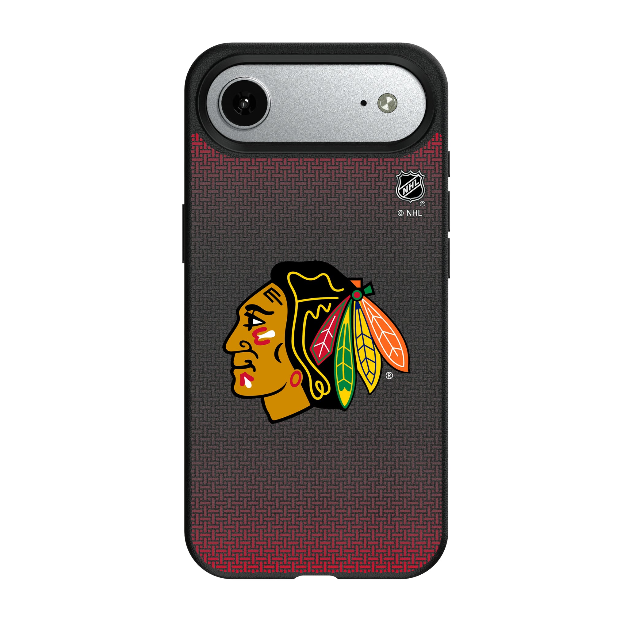 Chicago Blackhawks Linen iPhone MagSafe Compatible Phone Case for Apple iPhone#Device_iPhone Air