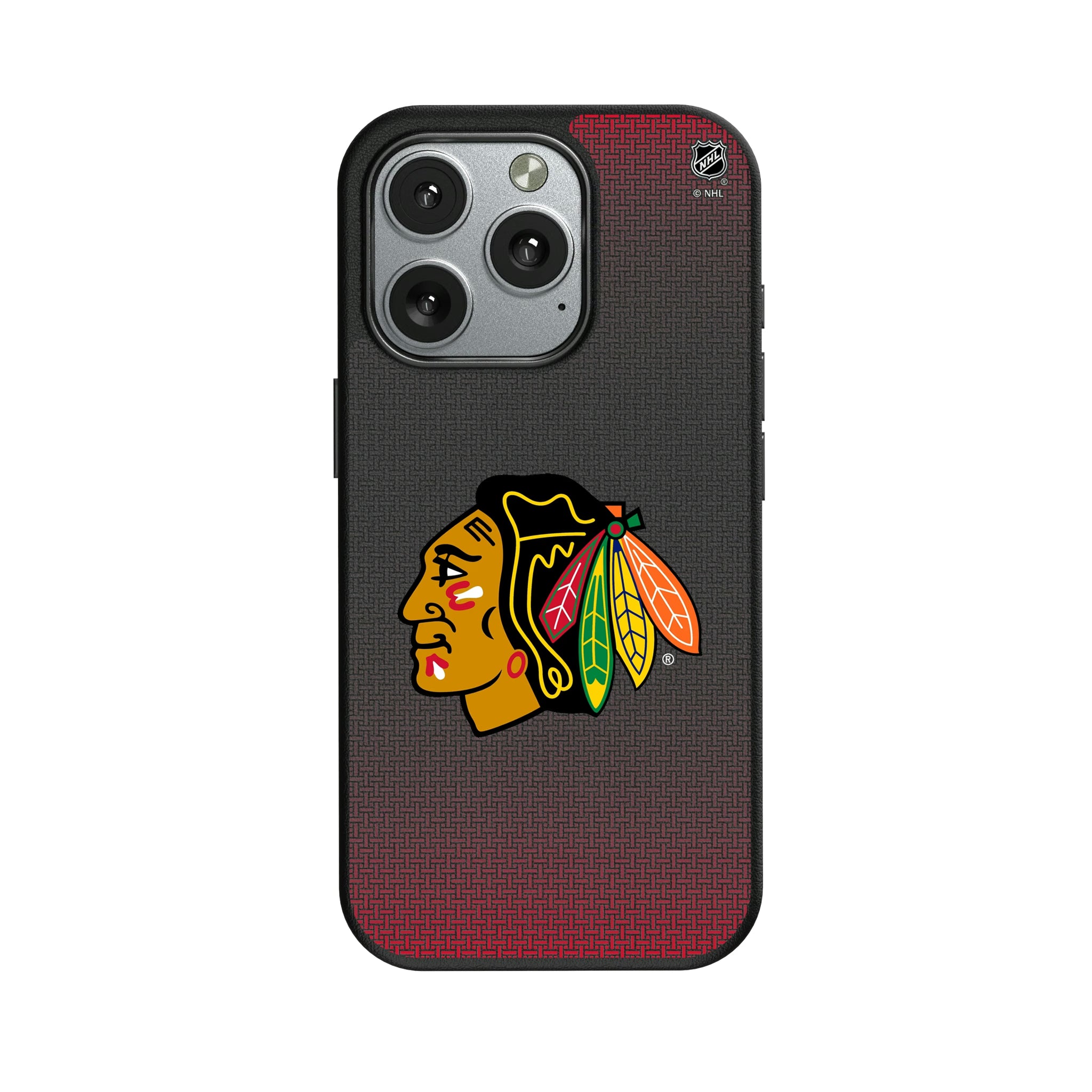 Chicago Blackhawks Linen iPhone MagSafe Compatible Phone Case for Apple iPhone