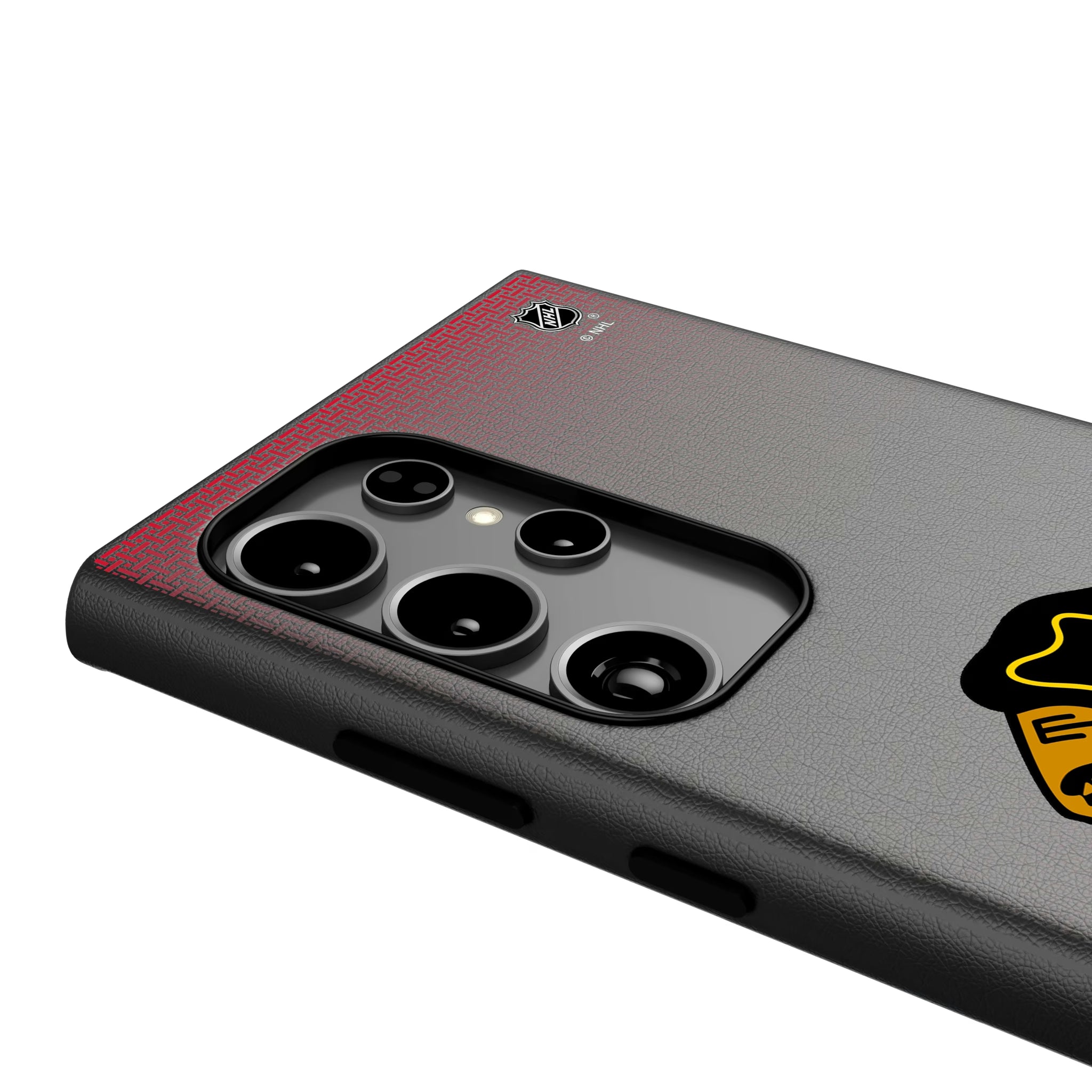 Chicago Blackhawks Linen Galaxy MagSafe Compatible Phone Case for Samsung Galaxy - Detail