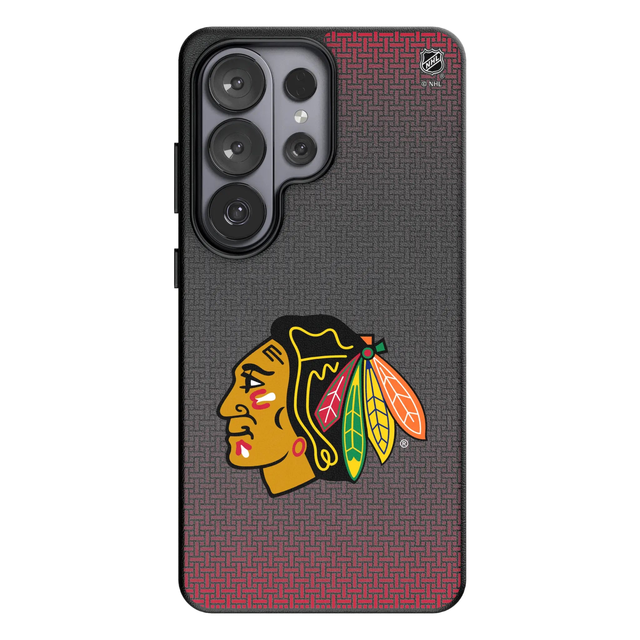 Chicago Blackhawks Linen Galaxy MagSafe Compatible Phone Case for Samsung Galaxy#Device_Galaxy S26 Ultra