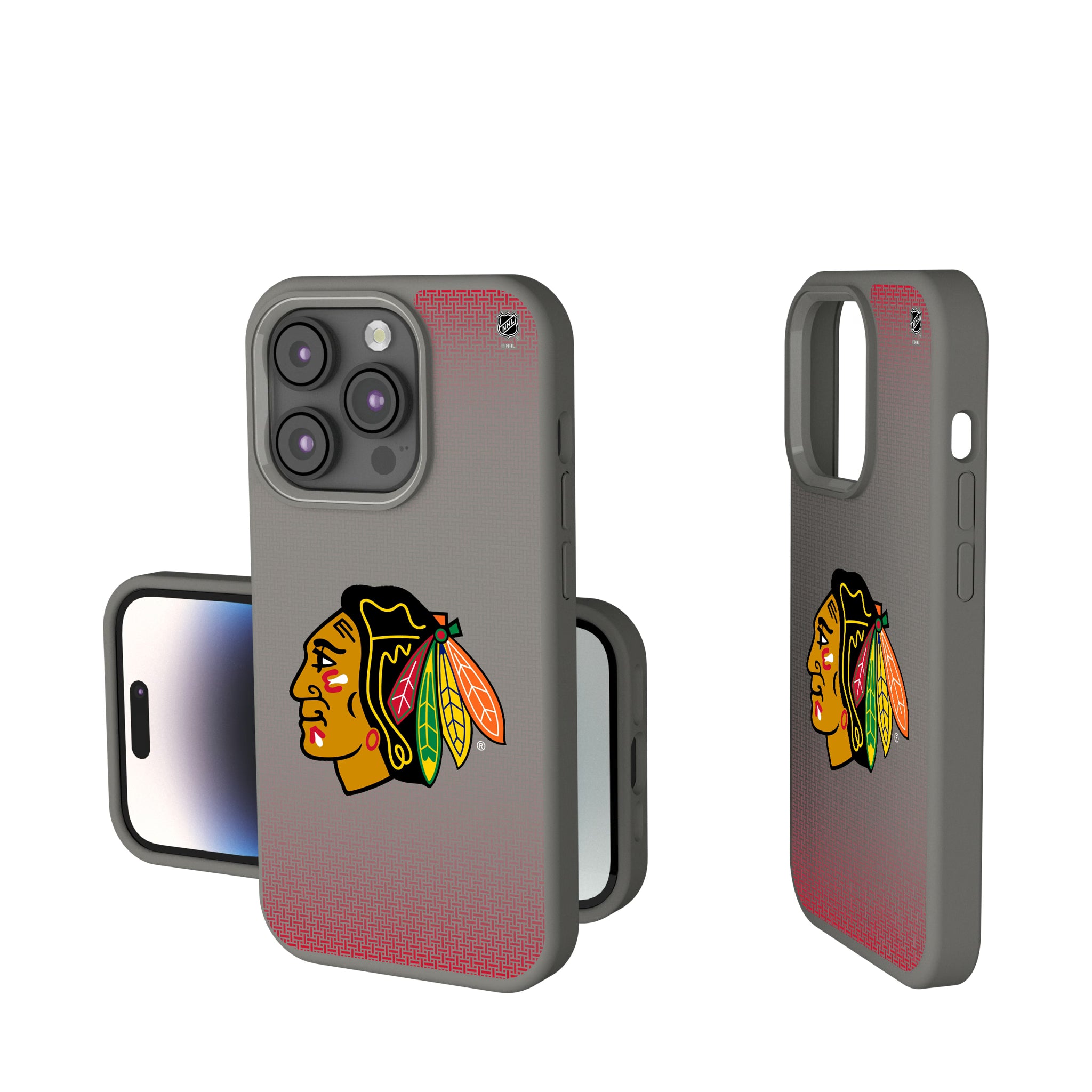Chicago Blackhawks Linen iPhone Soft Touch Phone Case for Apple iPhone