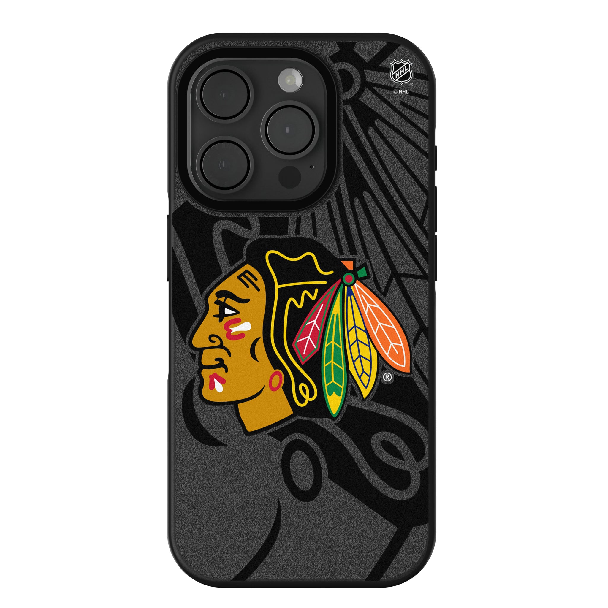 Chicago Blackhawks Monocolor Tilt iPhone Bump Phone Case for Apple iPhone