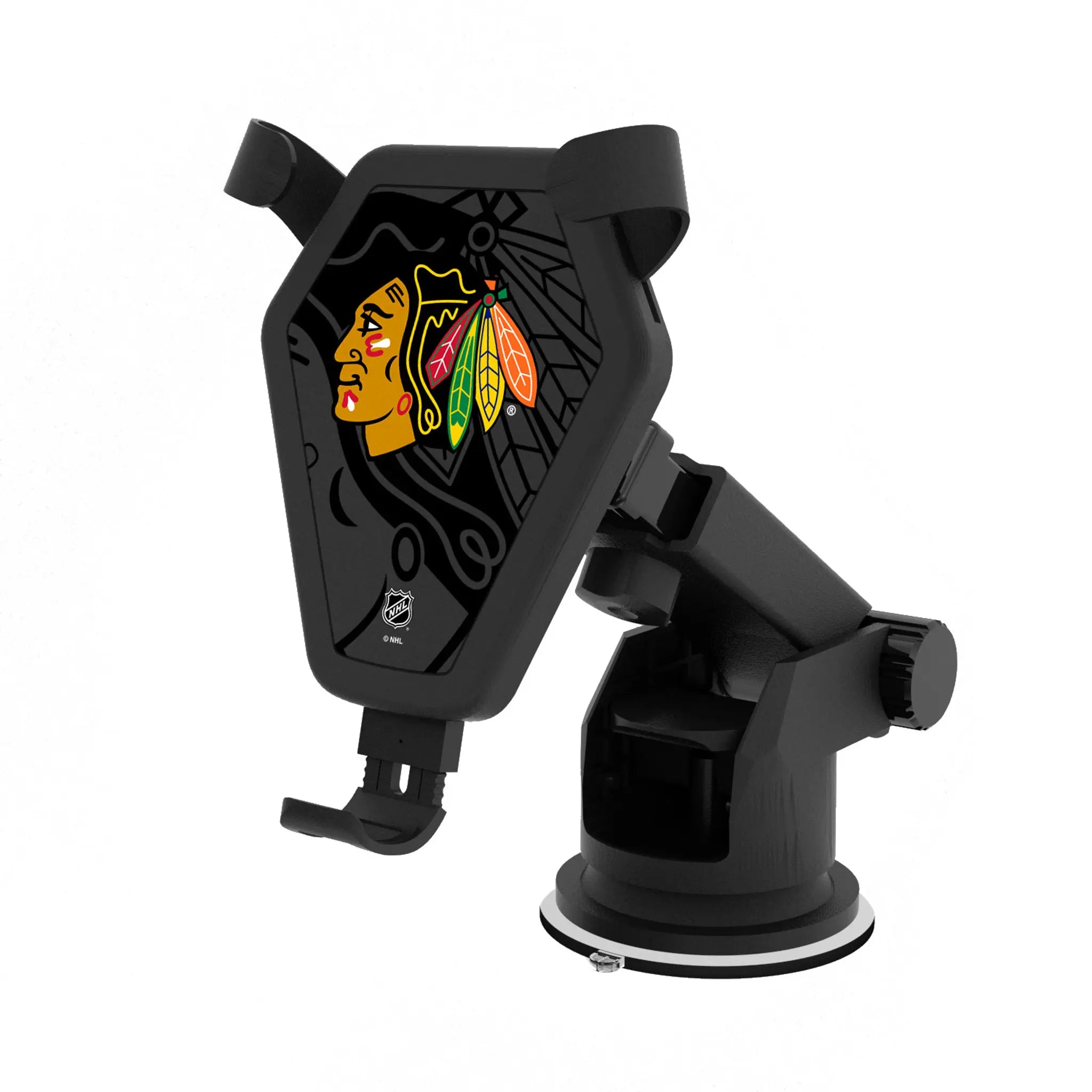 Chicago Blackhawks Monocolor Tilt Wireless Car Charger