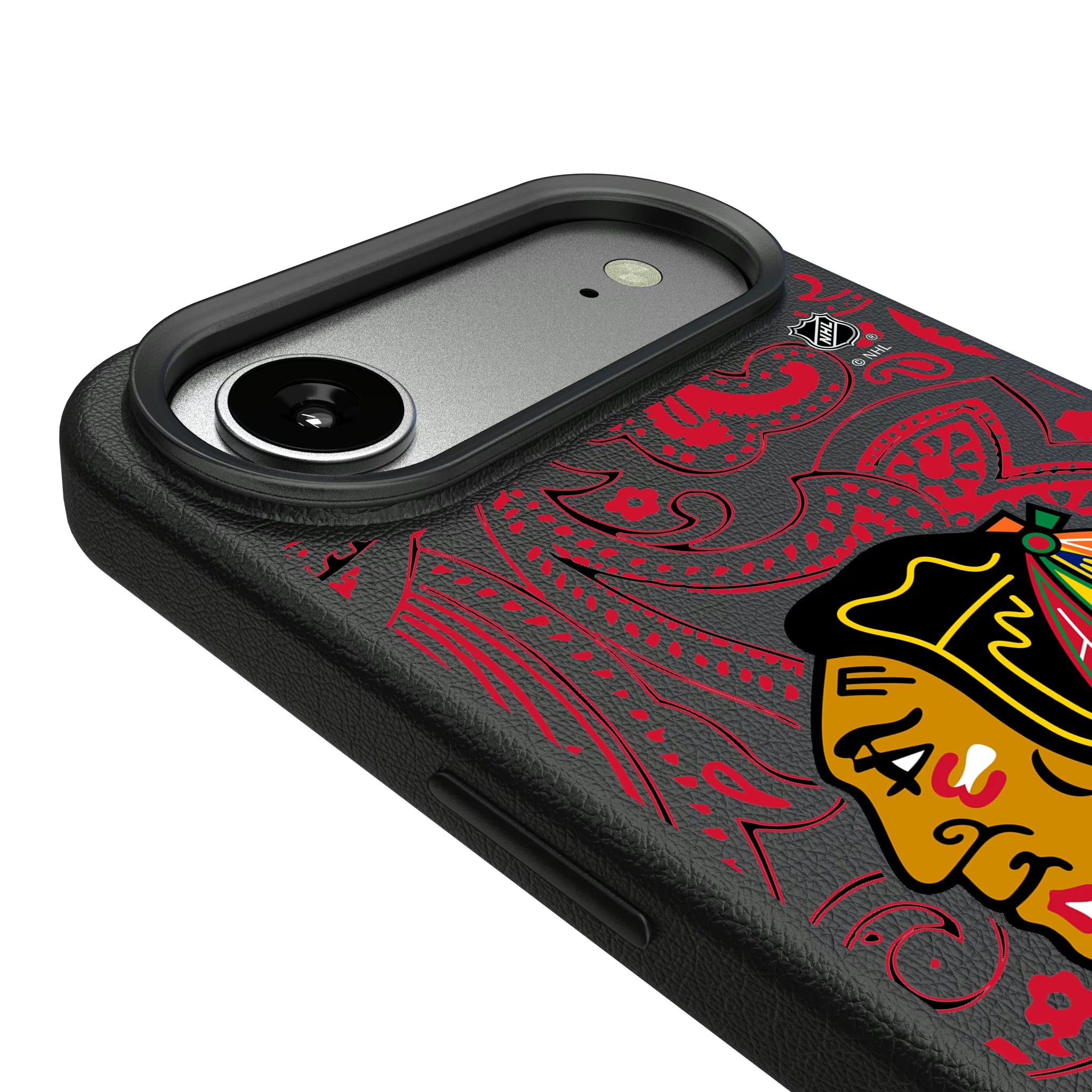 Chicago Blackhawks Paisley iPhone MagSafe Compatible Phone Case for Apple iPhone - Detail#Device_iPhone Air