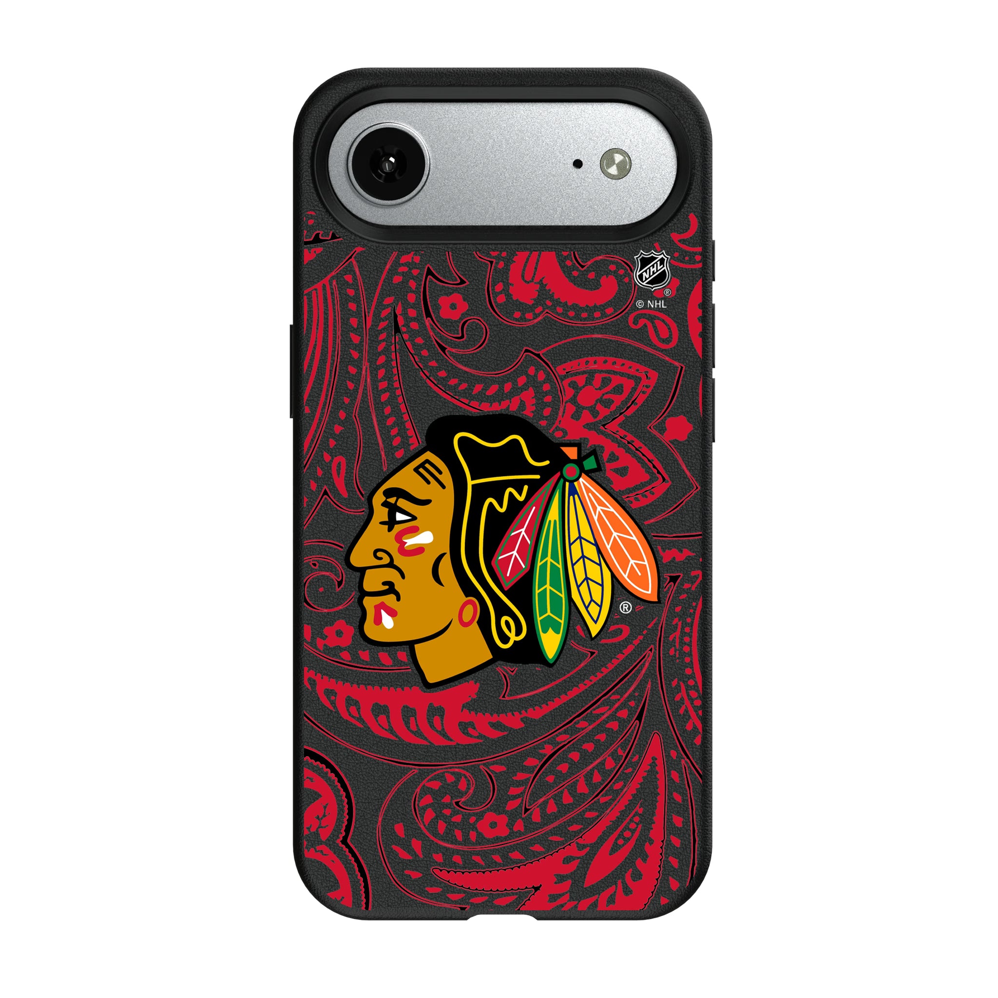 Chicago Blackhawks Paisley iPhone MagSafe Compatible Phone Case for Apple iPhone#Device_iPhone Air