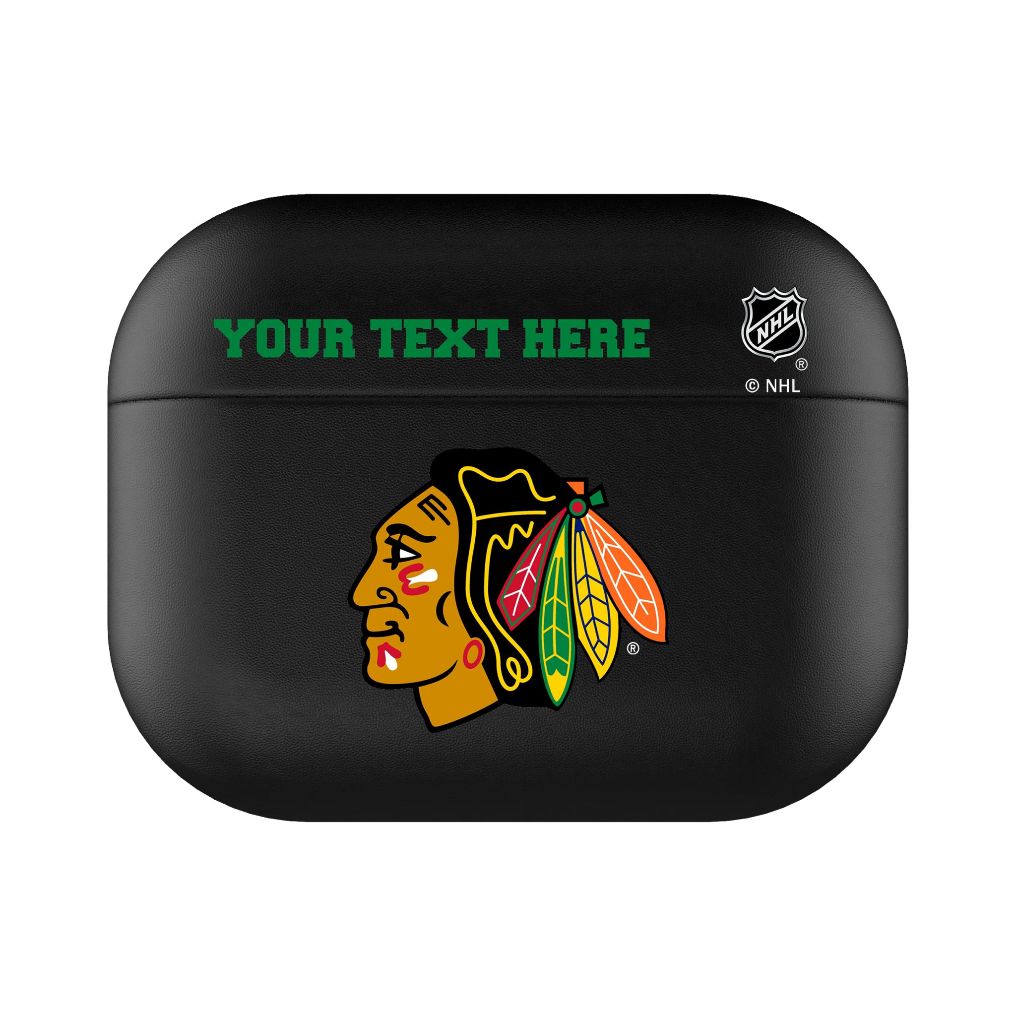 Chicago Blackhawks Personalized Insignia AirPods AirPod Case Cover#Device_AirPods Pro 3