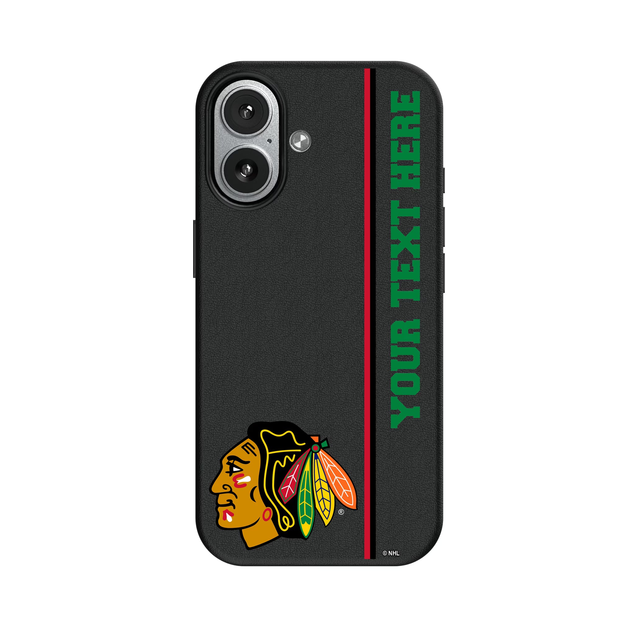 Chicago Blackhawks Personalized Sidebard iPhone MagSafe Compatible Phone Case for Apple iPhone#Device_iPhone 17