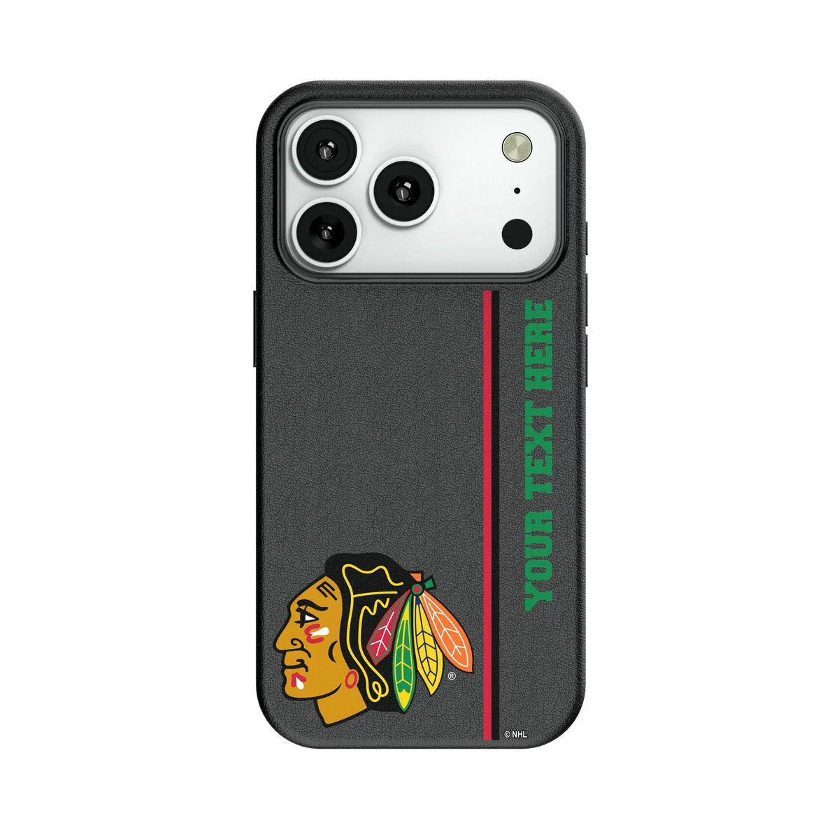 Chicago Blackhawks Personalized Sidebard MagSafe Compatible Phone Case for Apple iPhone