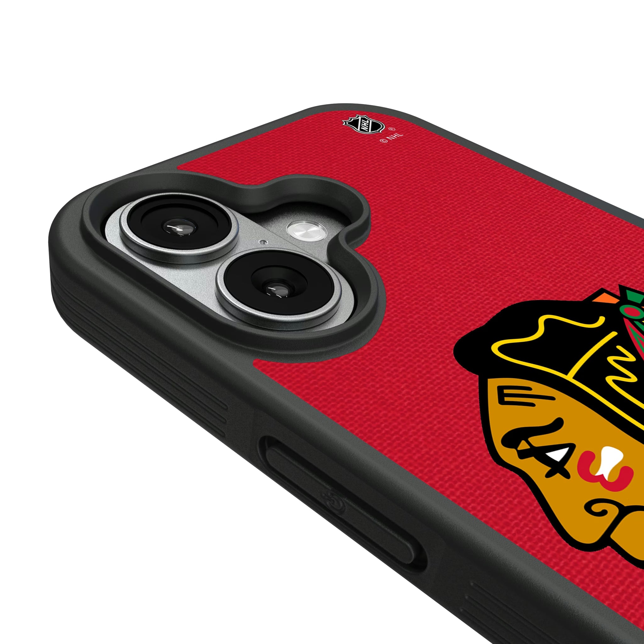 Chicago Blackhawks Personalized Stripe iPhone Bump Phone Case for Apple iPhone - Detail#Device_iPhone 17