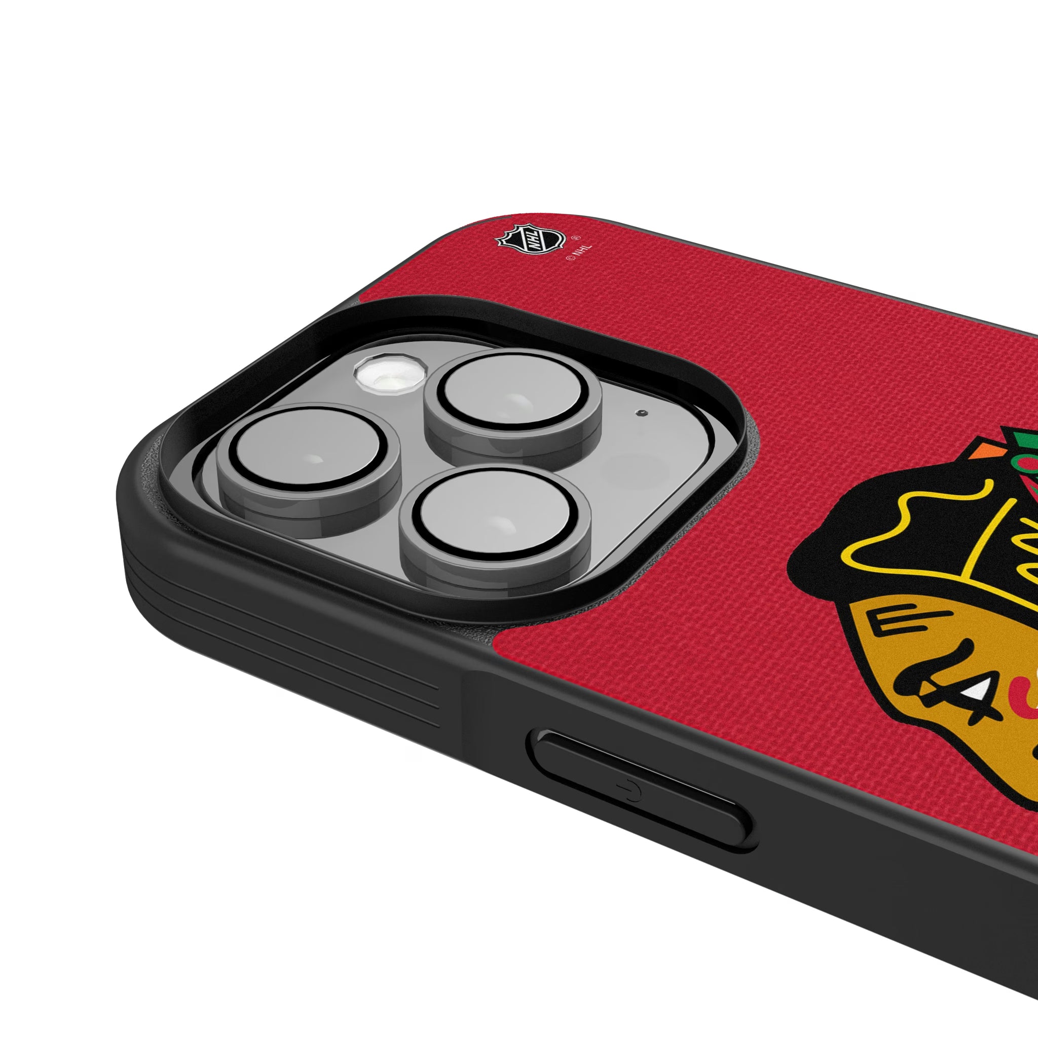 Chicago Blackhawks Personalized Stripe iPhone Bump Phone Case for Apple iPhone - Detail