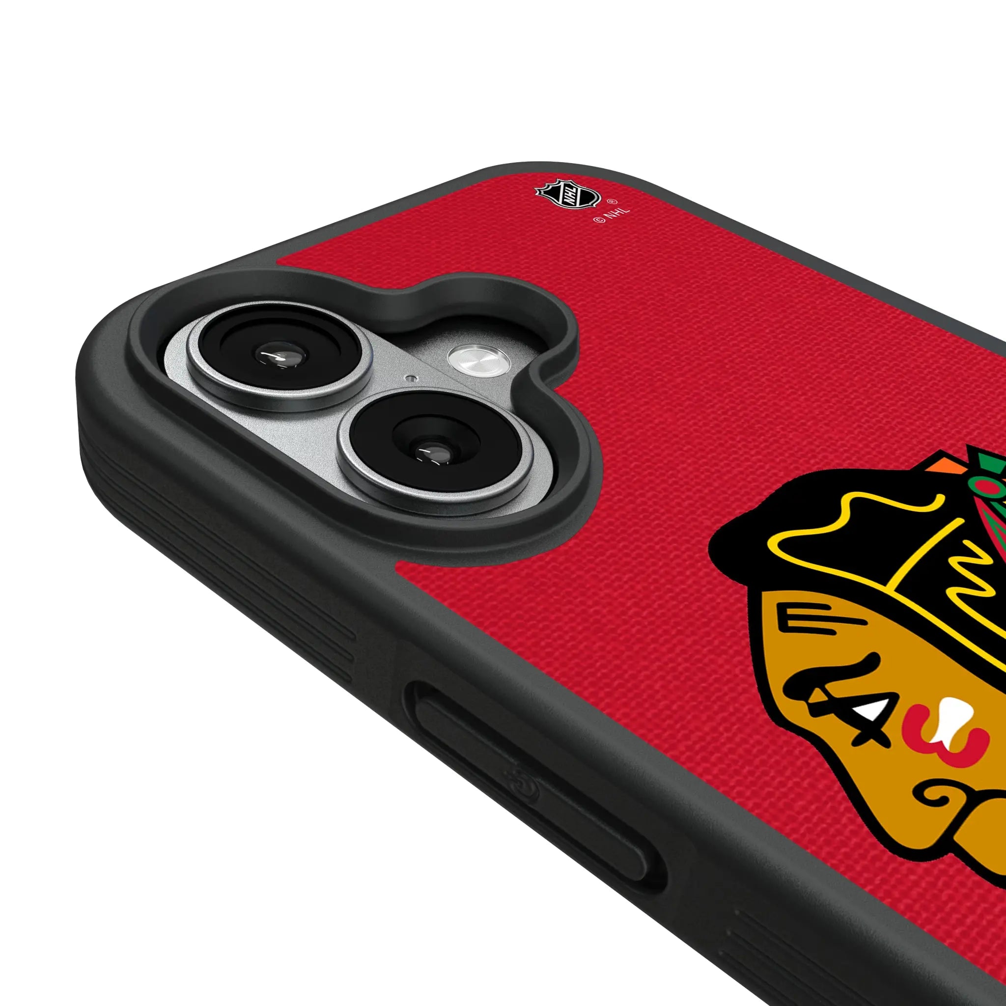 Chicago Blackhawks Personalized Stripe iPhone Bump Phone Case for Apple iPhone - Detail#Device_iPhone 17