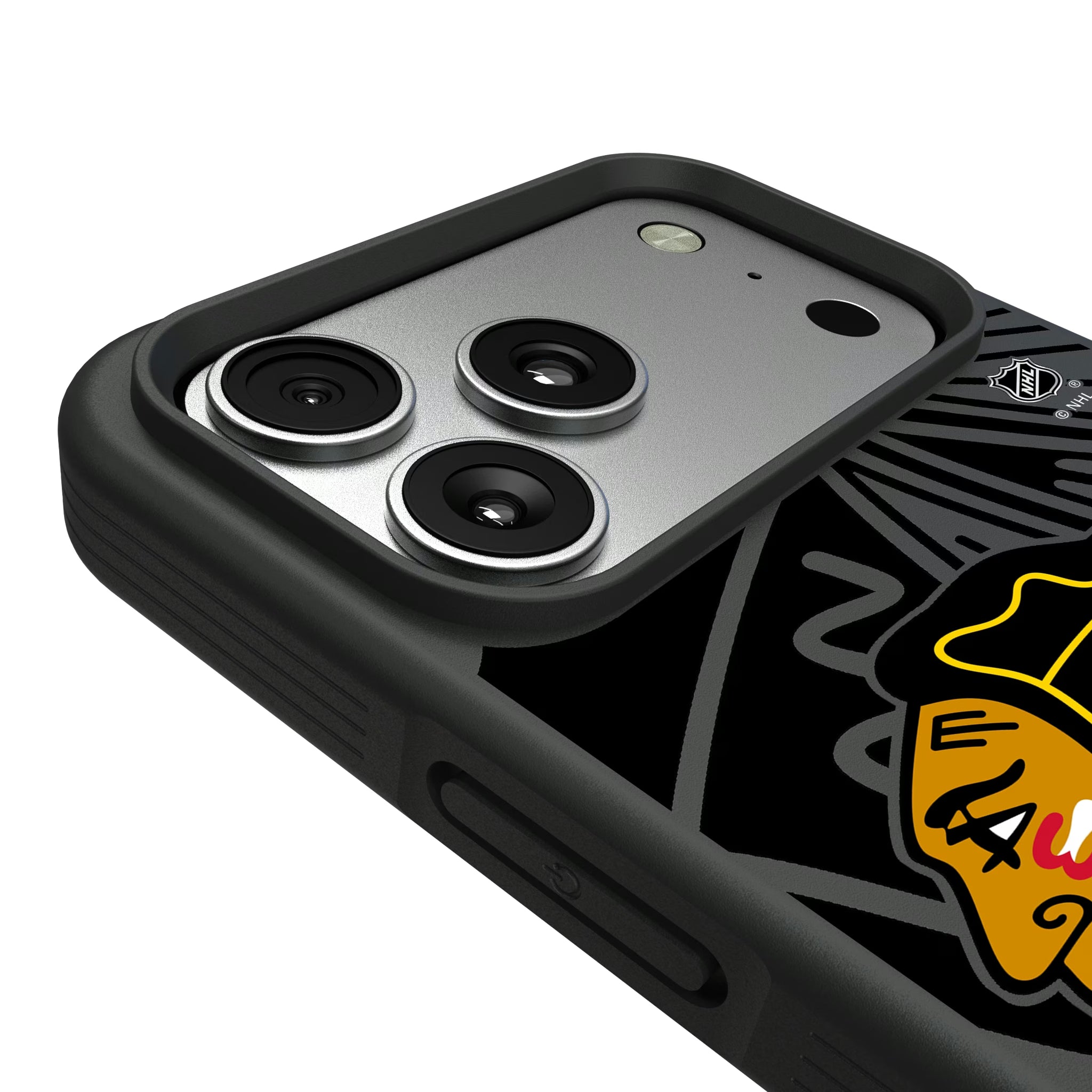 Chicago Blackhawks Personalized Tilt iPhone Bump Phone Case for Apple iPhone - Detail#Device_iPhone 17 Pro Max