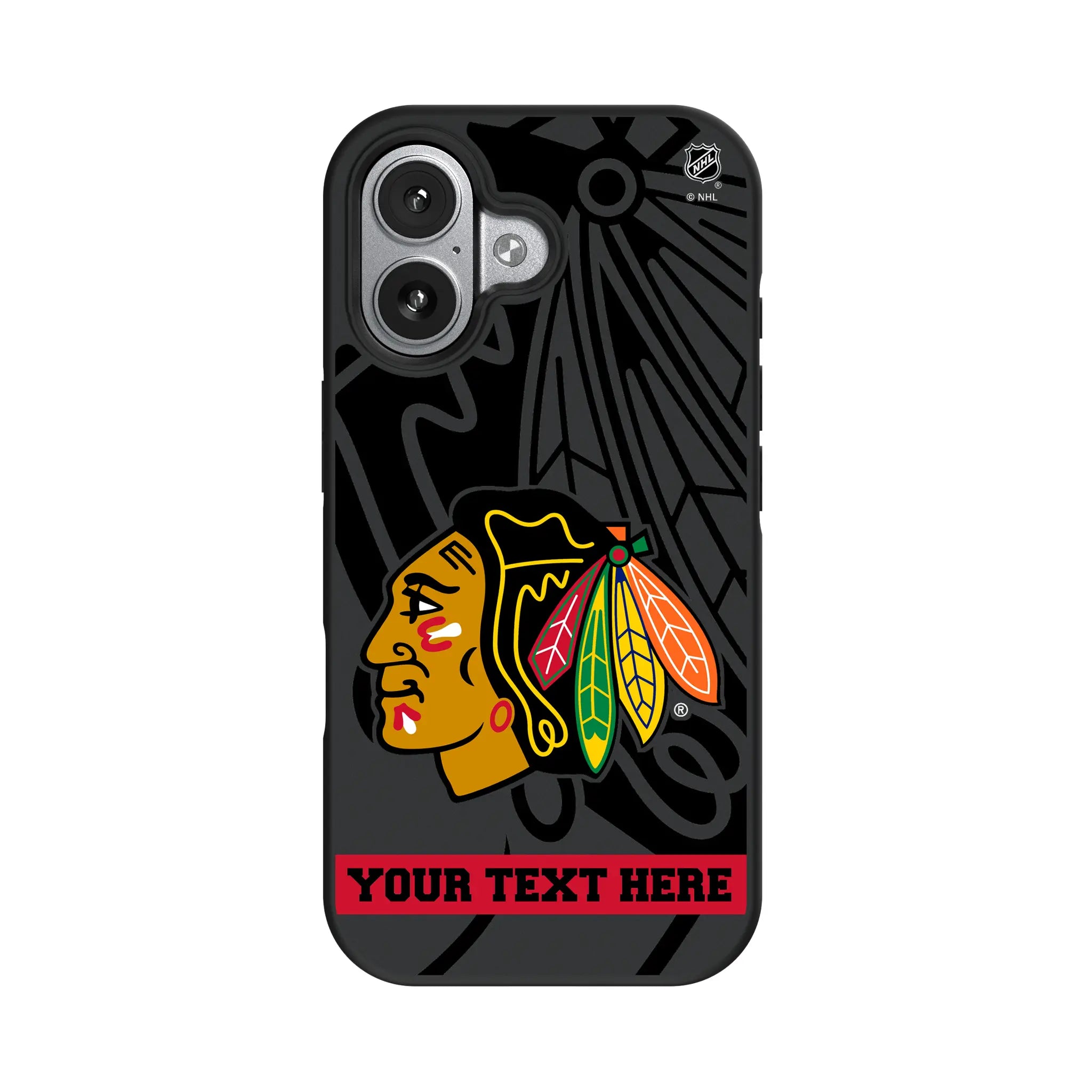Chicago Blackhawks Personalized Tilt iPhone Bump Phone Case for Apple iPhone#Device_iPhone 17