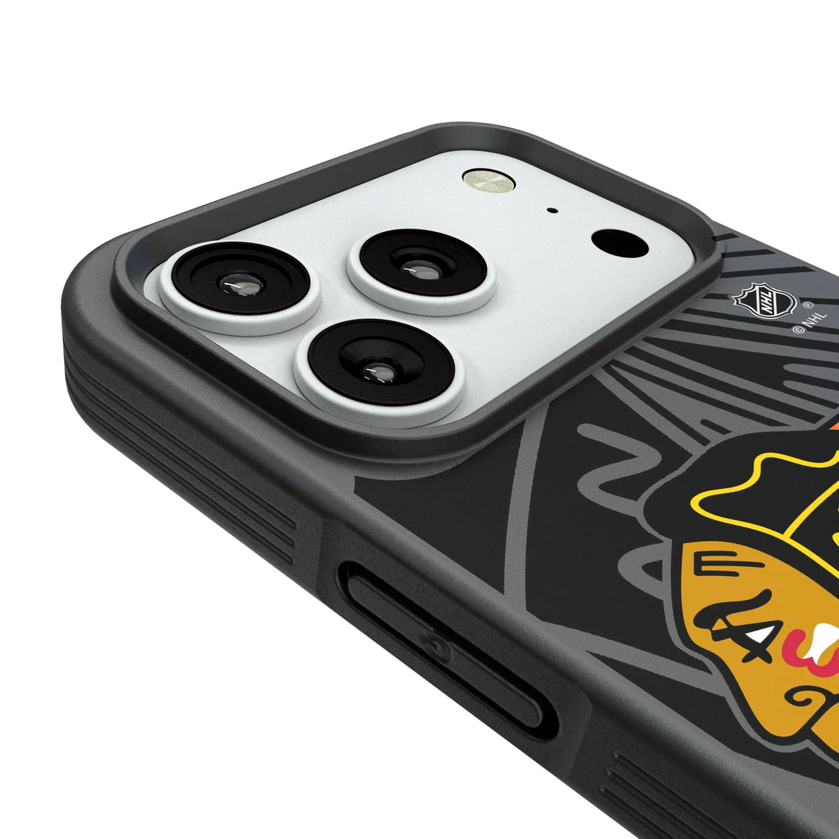 Chicago Blackhawks Personalized Tilt iPhone Bump Phone Case for Apple iPhone - Detail#Device_iPhone 18 Pro