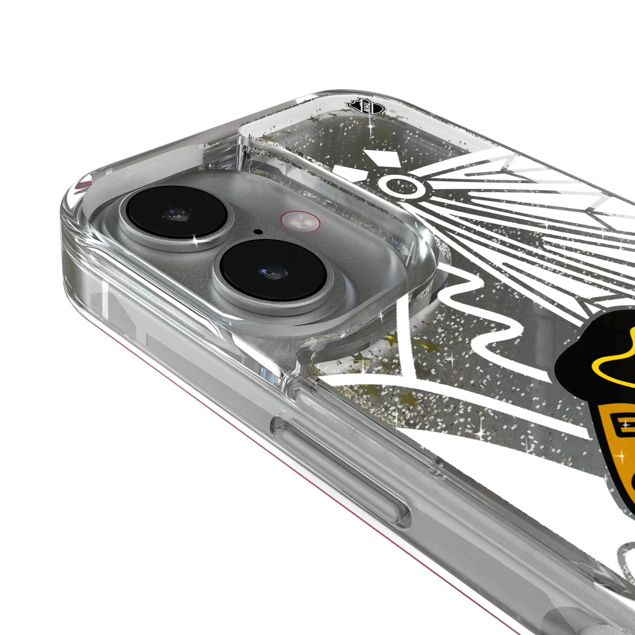 Chicago Blackhawks Personalized Tilt iPhone Glitter Phone Case for Apple iPhone - Detail