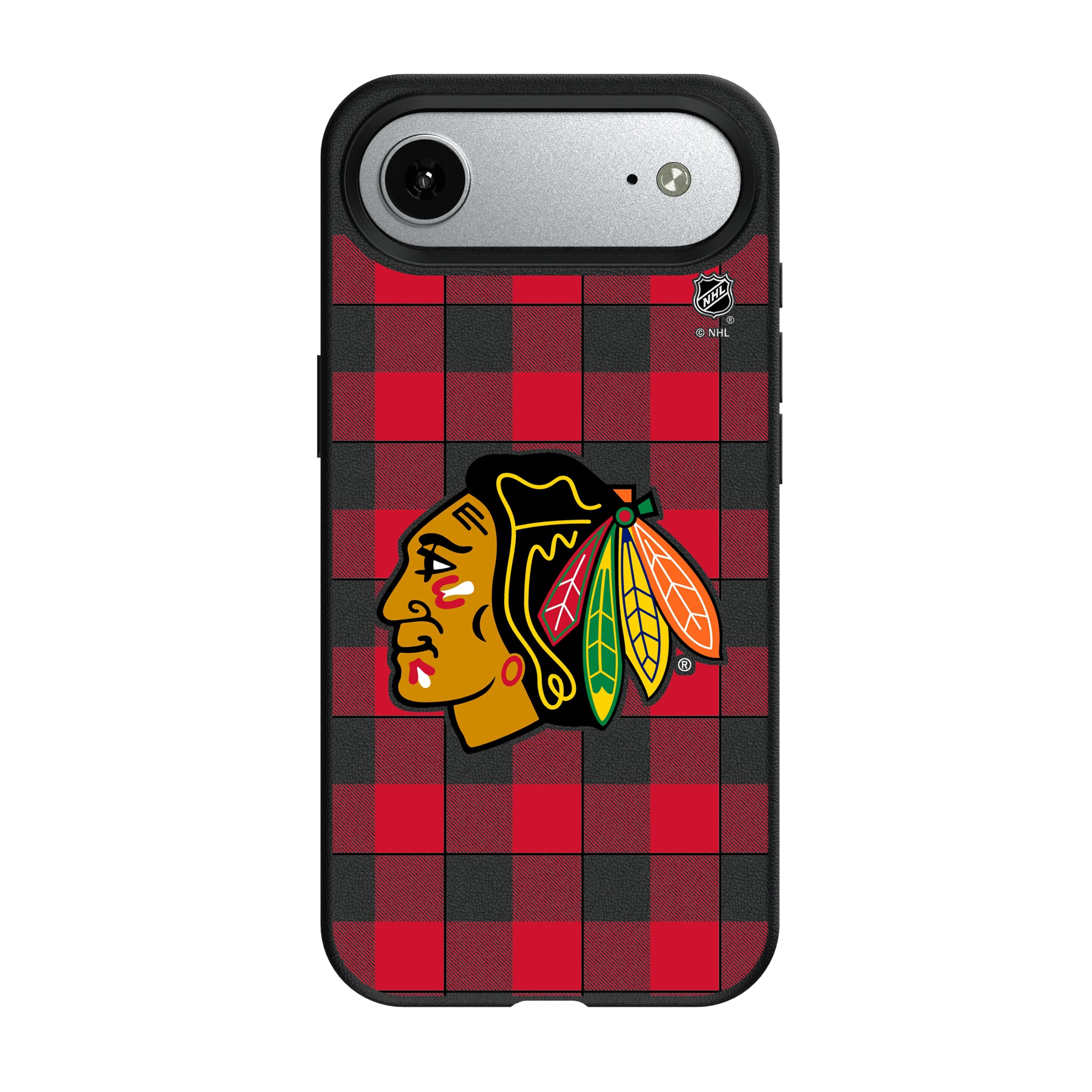 Chicago Blackhawks Plaid iPhone MagSafe Compatible Phone Case for Apple iPhone#Device_iPhone Air