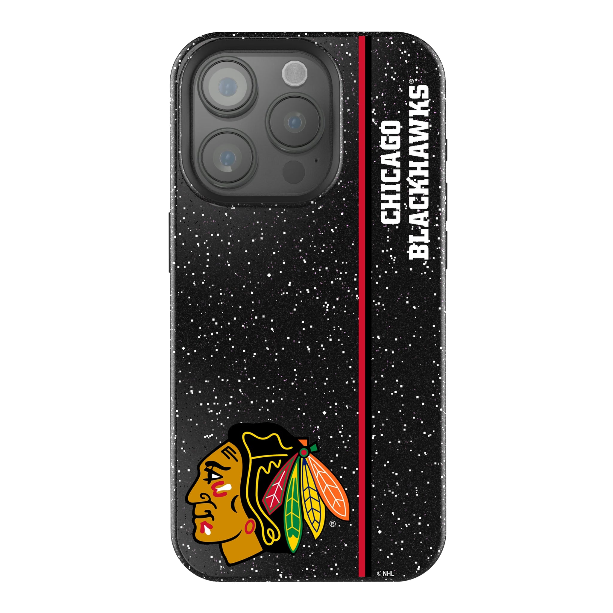Chicago Blackhawks Sidebar iPhone Bling Phone Case for Apple iPhone