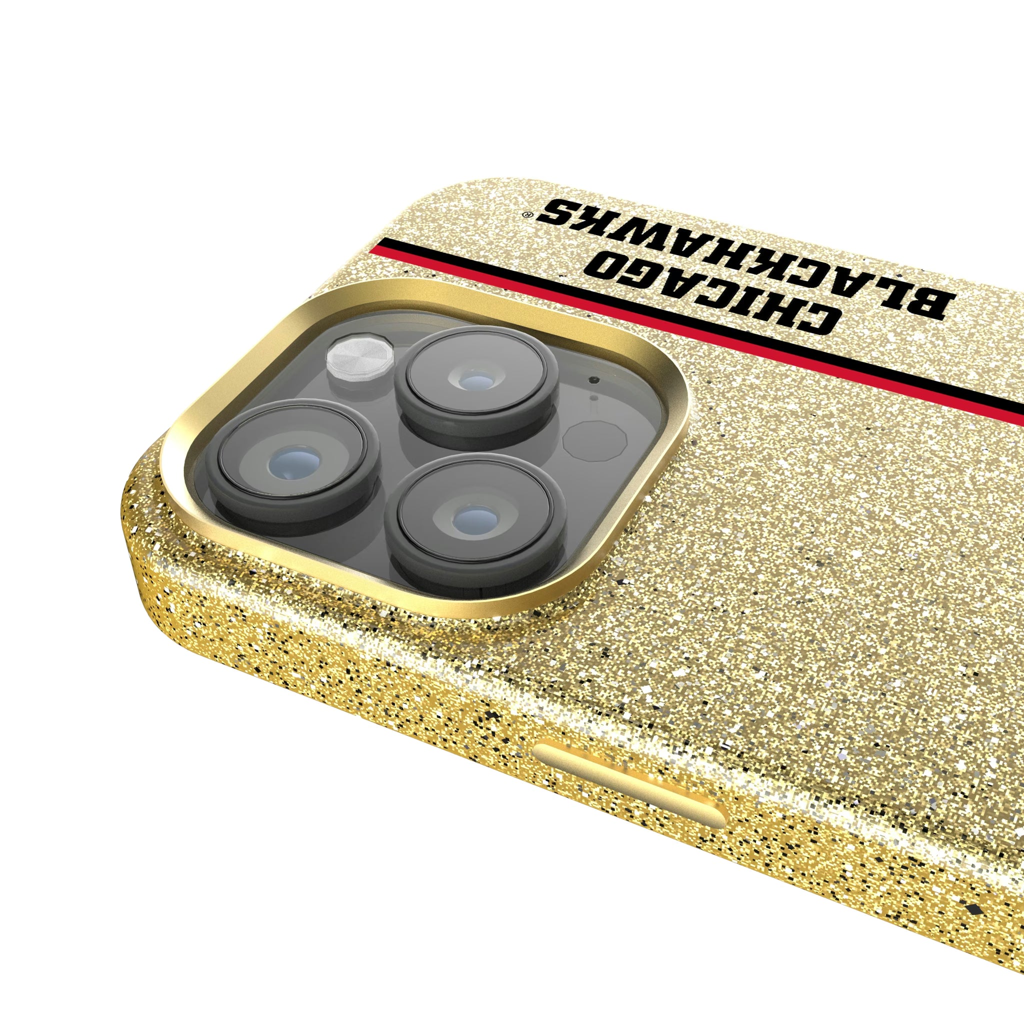 Chicago Blackhawks Sidebar iPhone Bling Phone Case for Apple iPhone - Detail