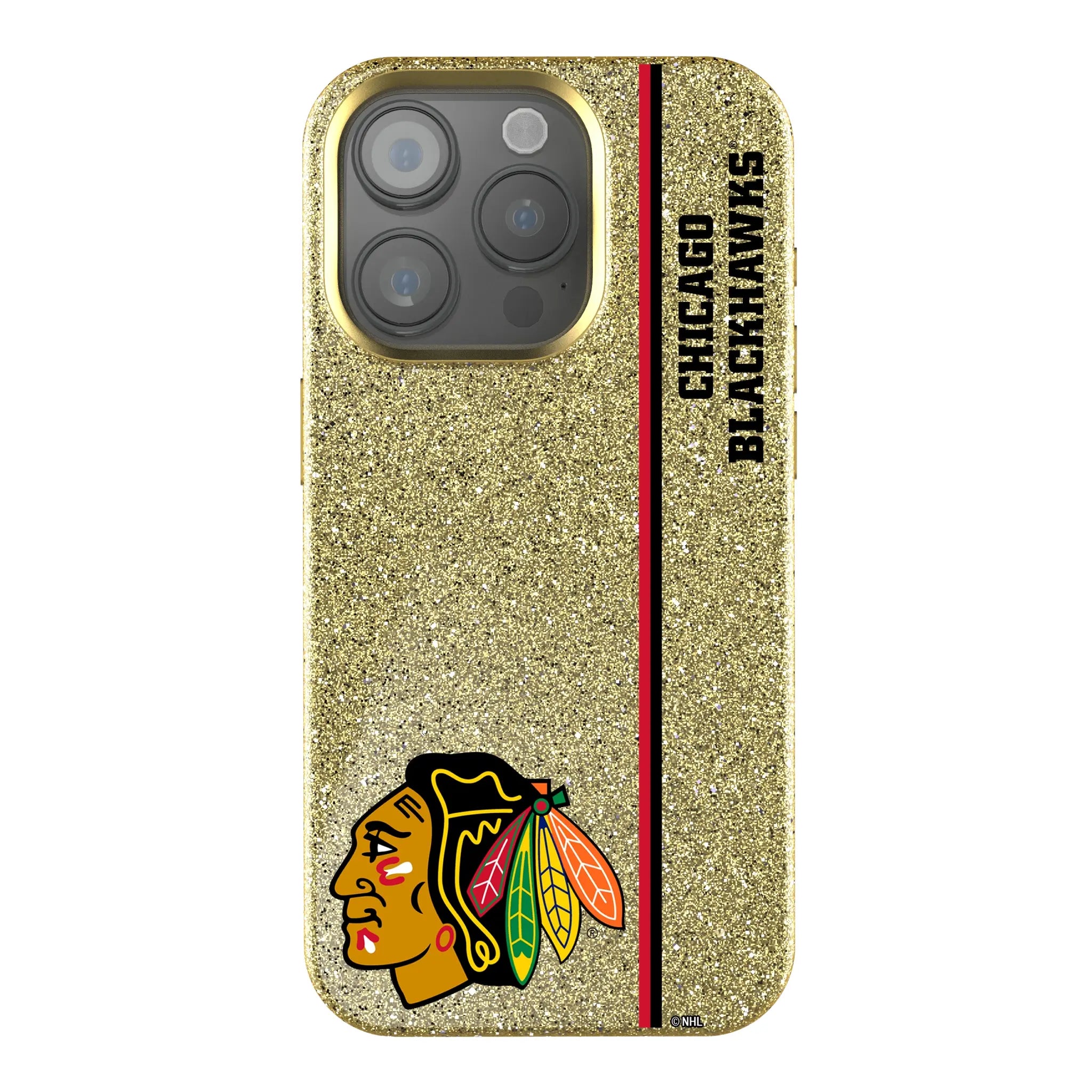 Chicago Blackhawks Sidebar iPhone Bling Phone Case for Apple iPhone
