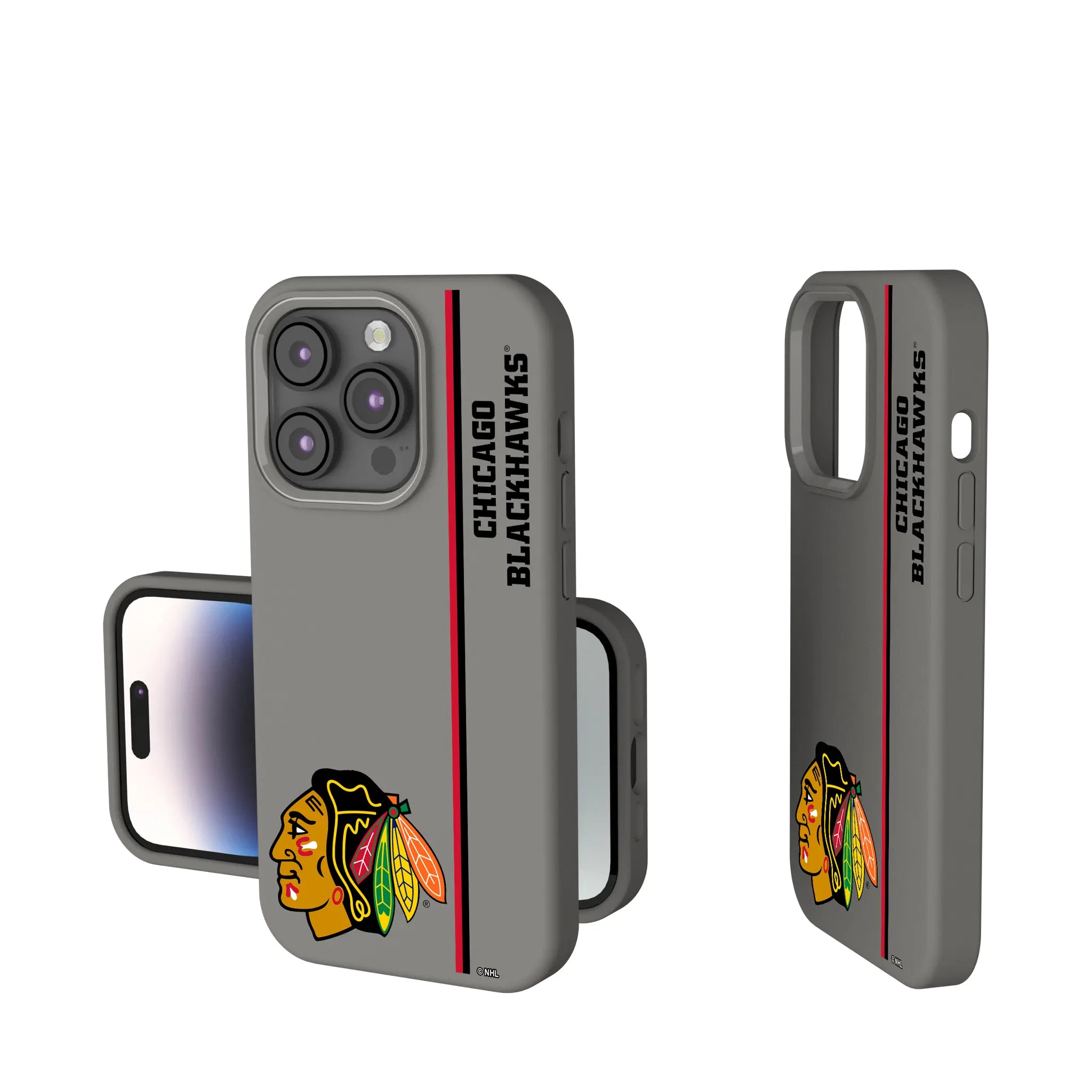Chicago Blackhawks Sidebar iPhone Soft Touch Phone Case for Apple iPhone