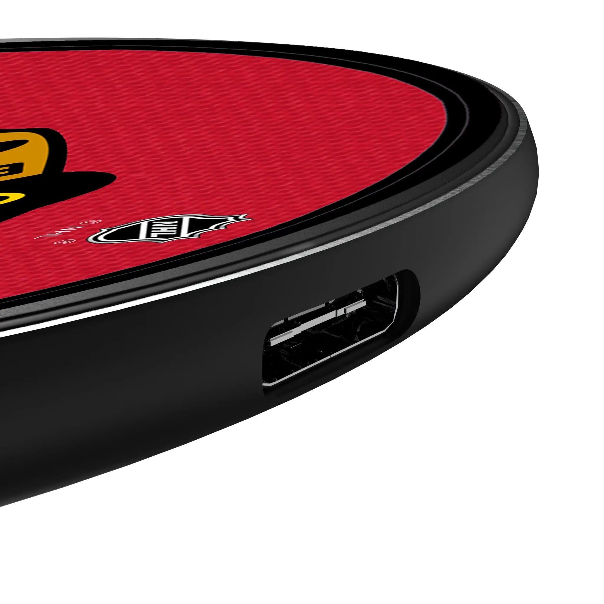 Chicago Blackhawks Stripe 15-Watt Wireless Charger - Detail