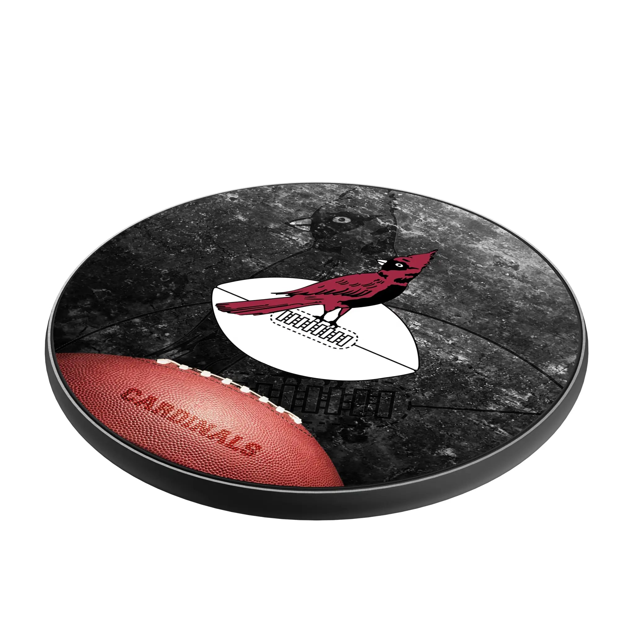 Chicago Cardinals 1947-1959 Historic Collection Legendary 15-Watt Wireless Charger - Isometric View