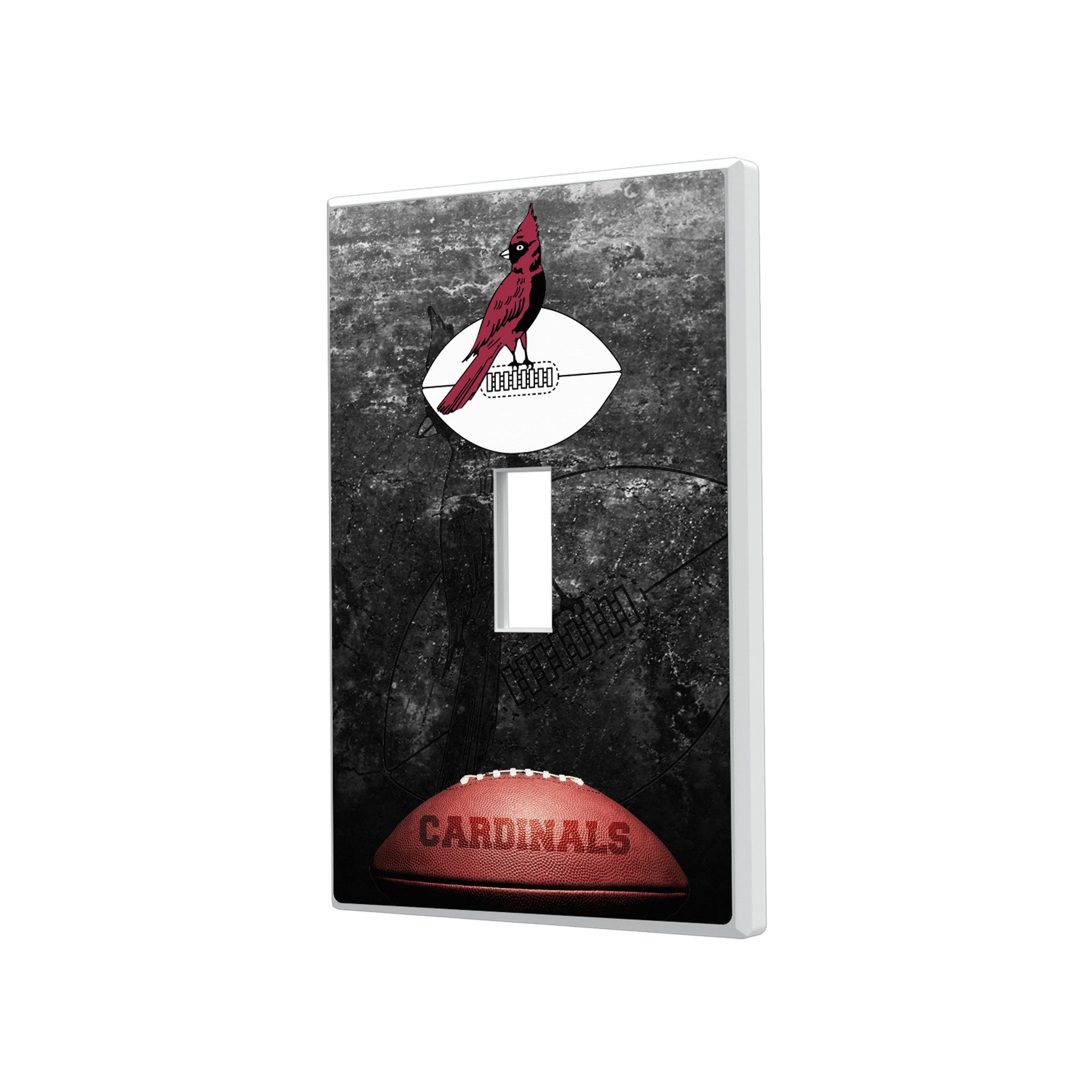 Chicago Cardinals 1947-1959 Historic Collection Legendary Hidden-Screw Light Switch Plate#Style_Single Toggle