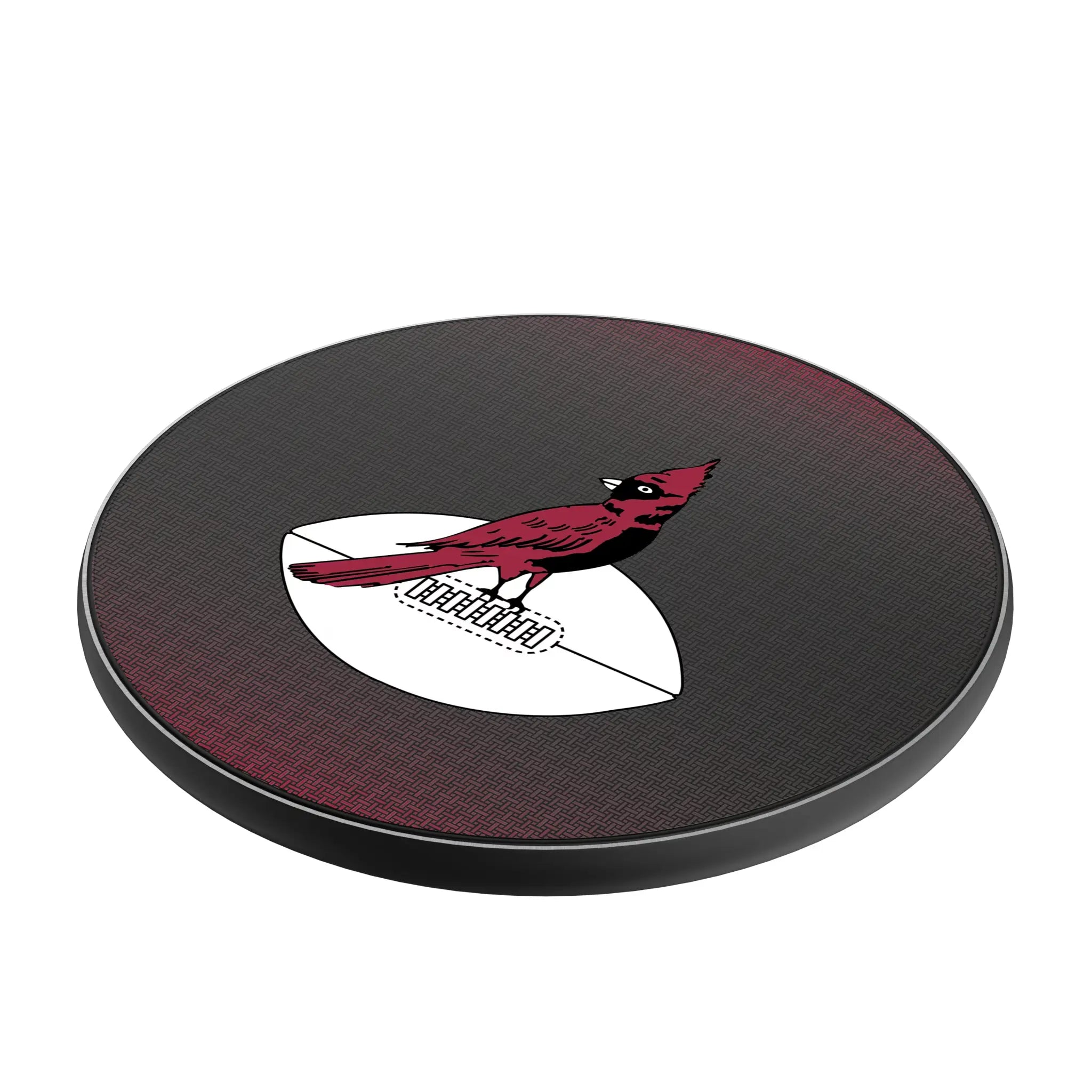 Chicago Cardinals 1947-1959 Historic Collection Linen 15-Watt Wireless Charger - Isometric View