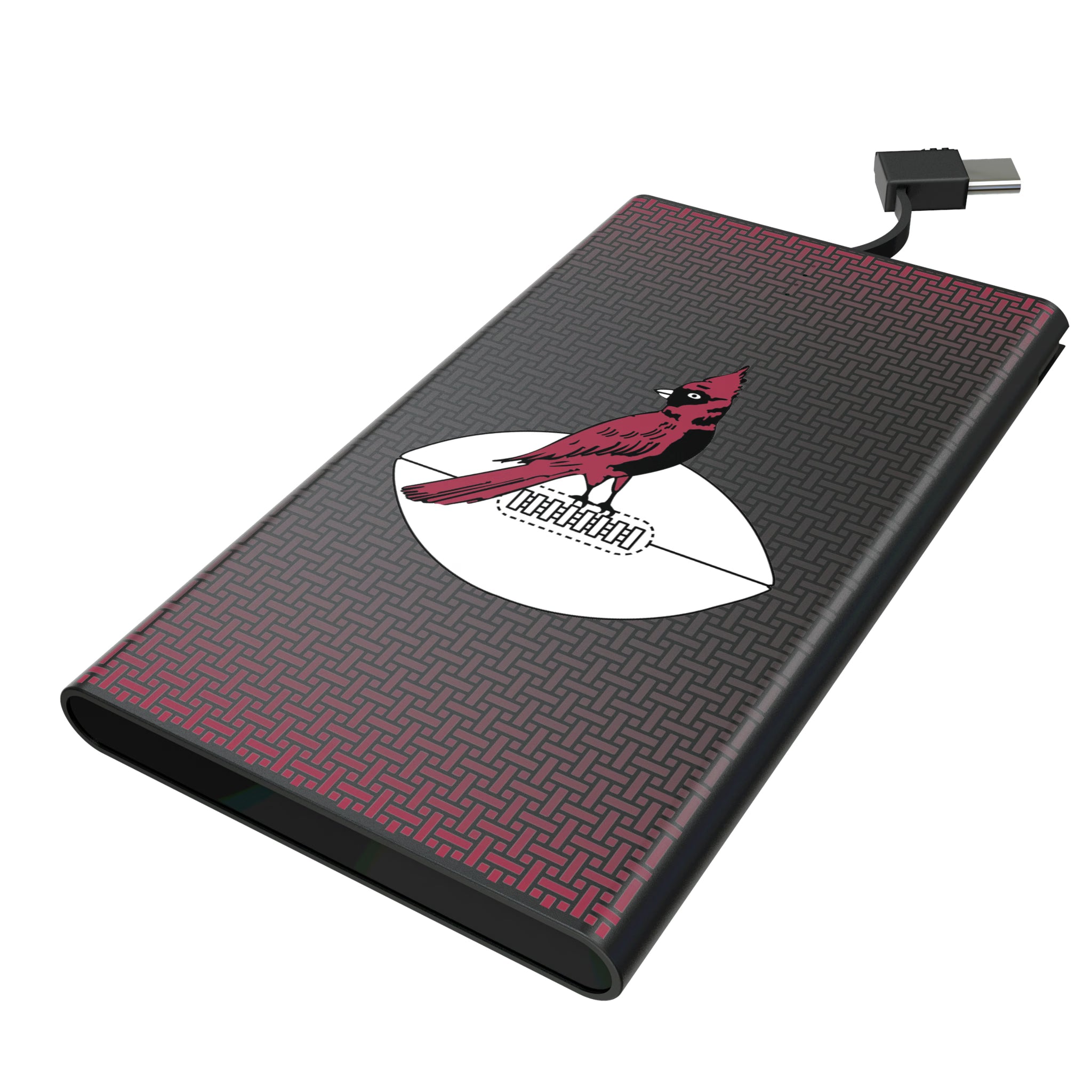 Chicago Cardinals 1947-1959 Historic Collection Linen 5000mAh Flat Powerbank