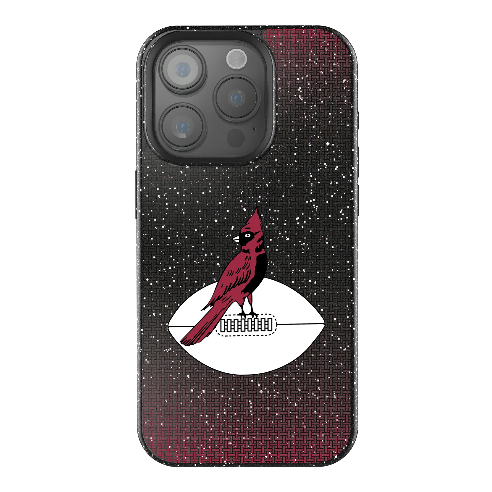 Chicago Cardinals 1947-1959 Historic Collection Linen iPhone Bling Phone Case for Apple iPhone