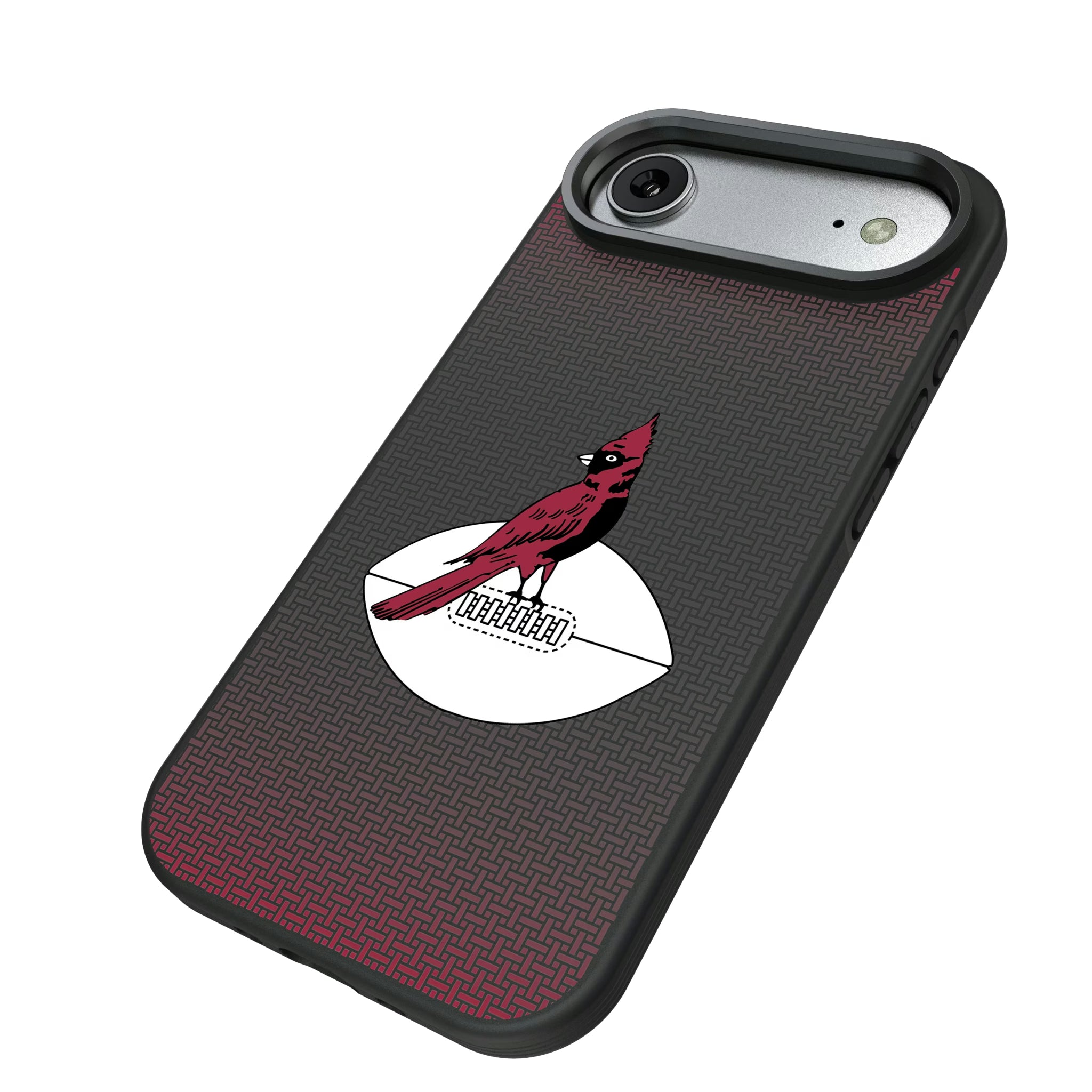 Chicago Cardinals 1947-1959 Historic Collection Linen iPhone Bump Phone Case for Apple iPhone - Isometric View#Device_iPhone Air
