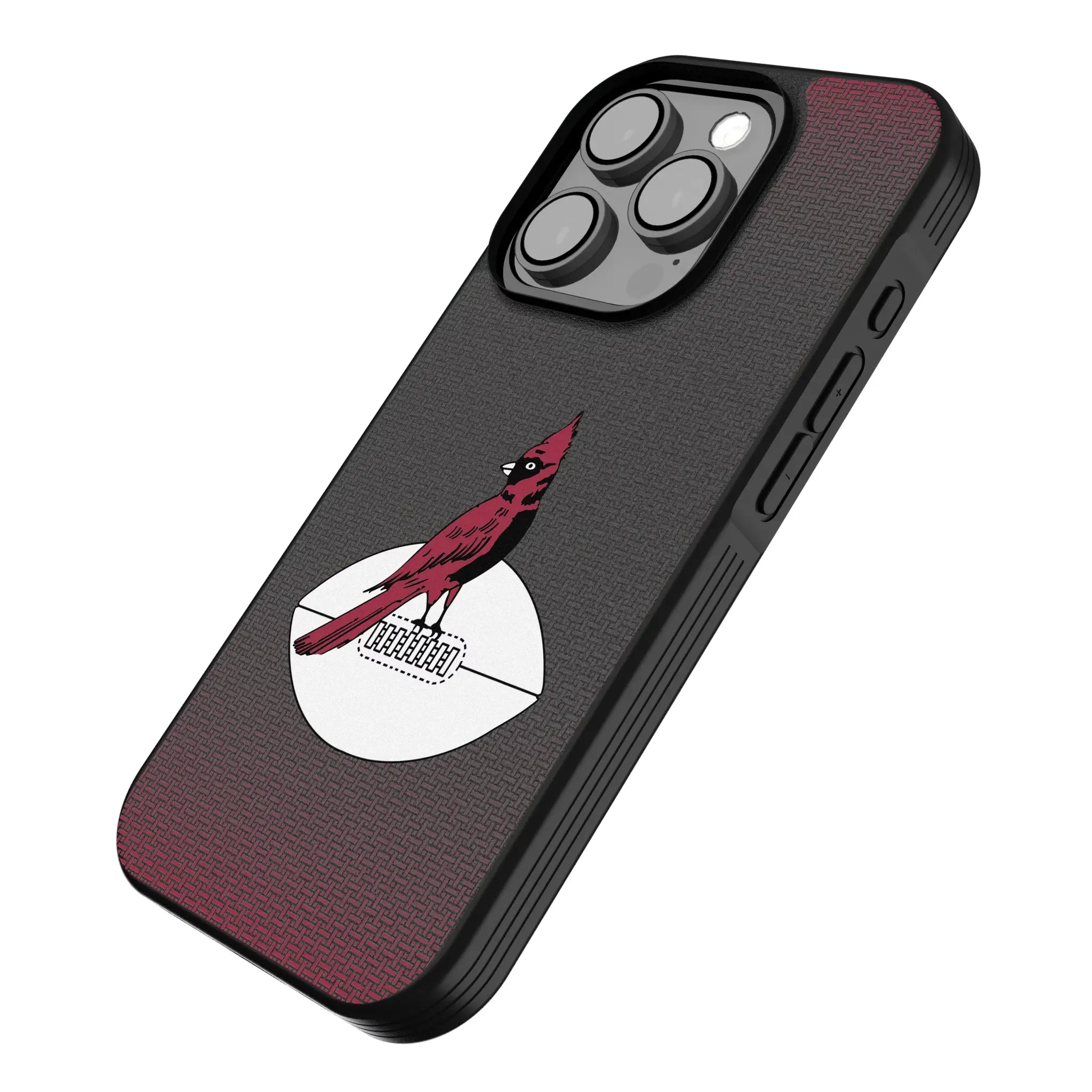 Chicago Cardinals 1947-1959 Historic Collection Linen iPhone Bump Phone Case for Apple iPhone - Isometric View