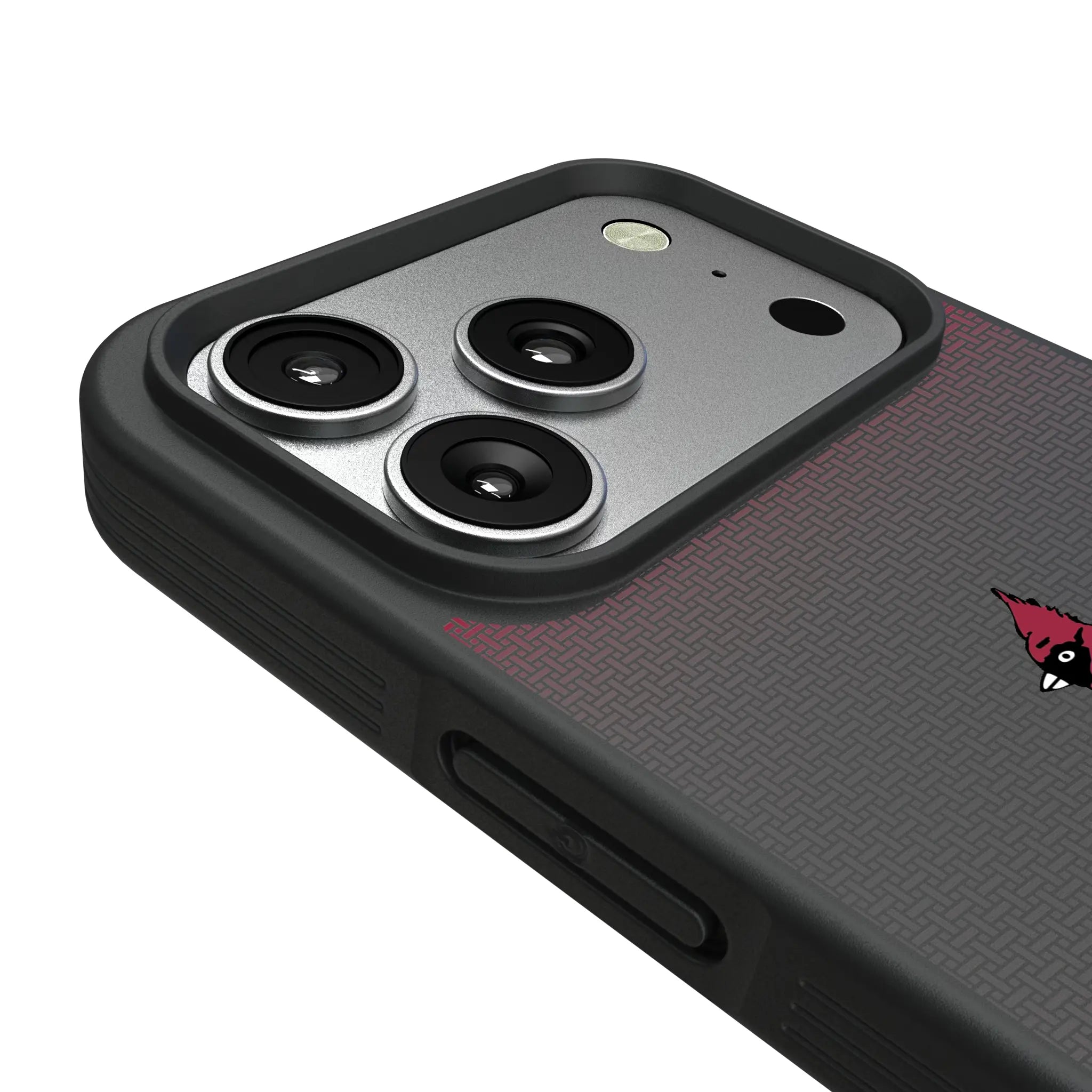 Chicago Cardinals 1947-1959 Historic Collection Linen iPhone Bump Phone Case for Apple iPhone - Detail#Device_iPhone 17 Pro