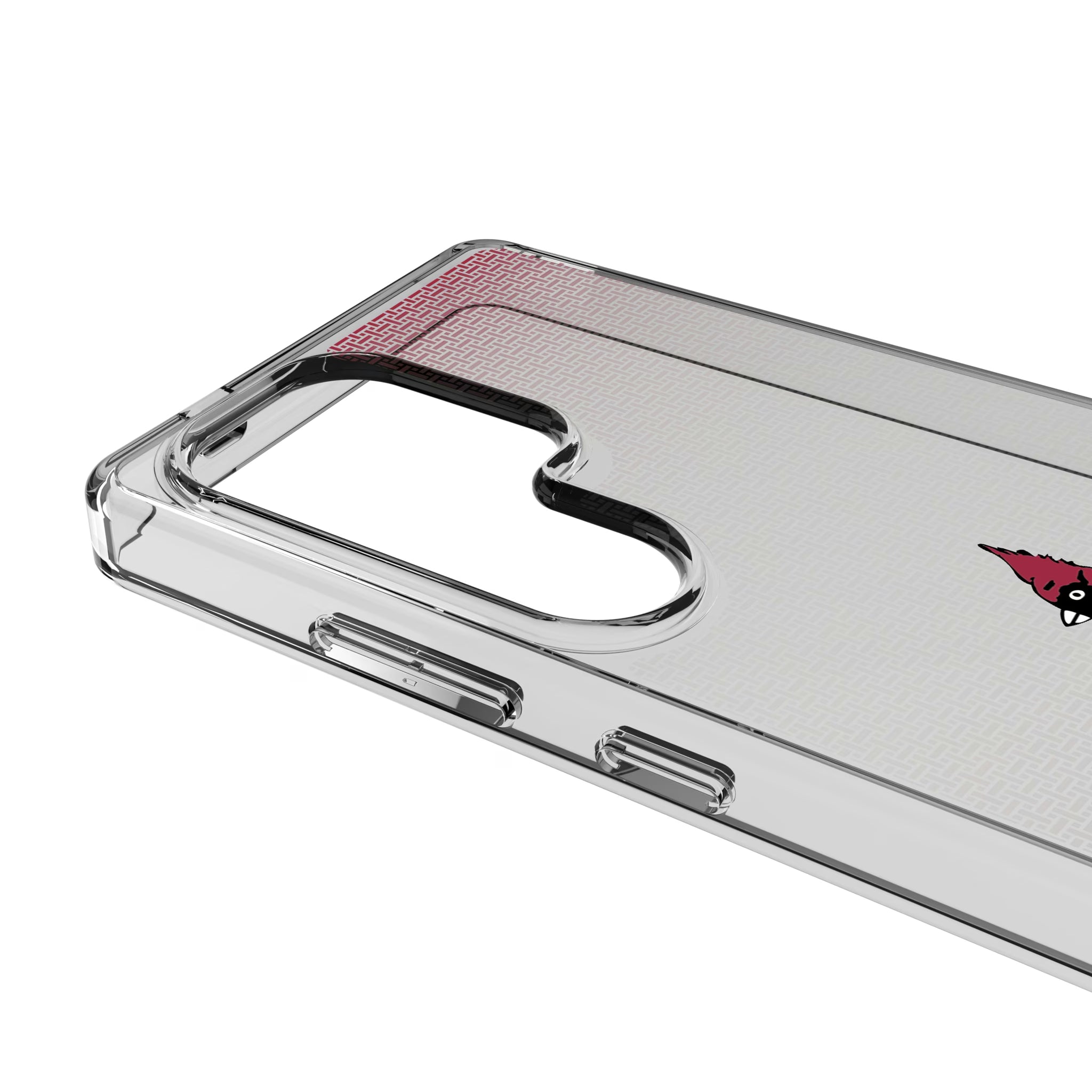 Chicago Cardinals 1947-1959 Historic Collection Linen Galaxy Clear Phone Case for Samsung Galaxy - Detail
