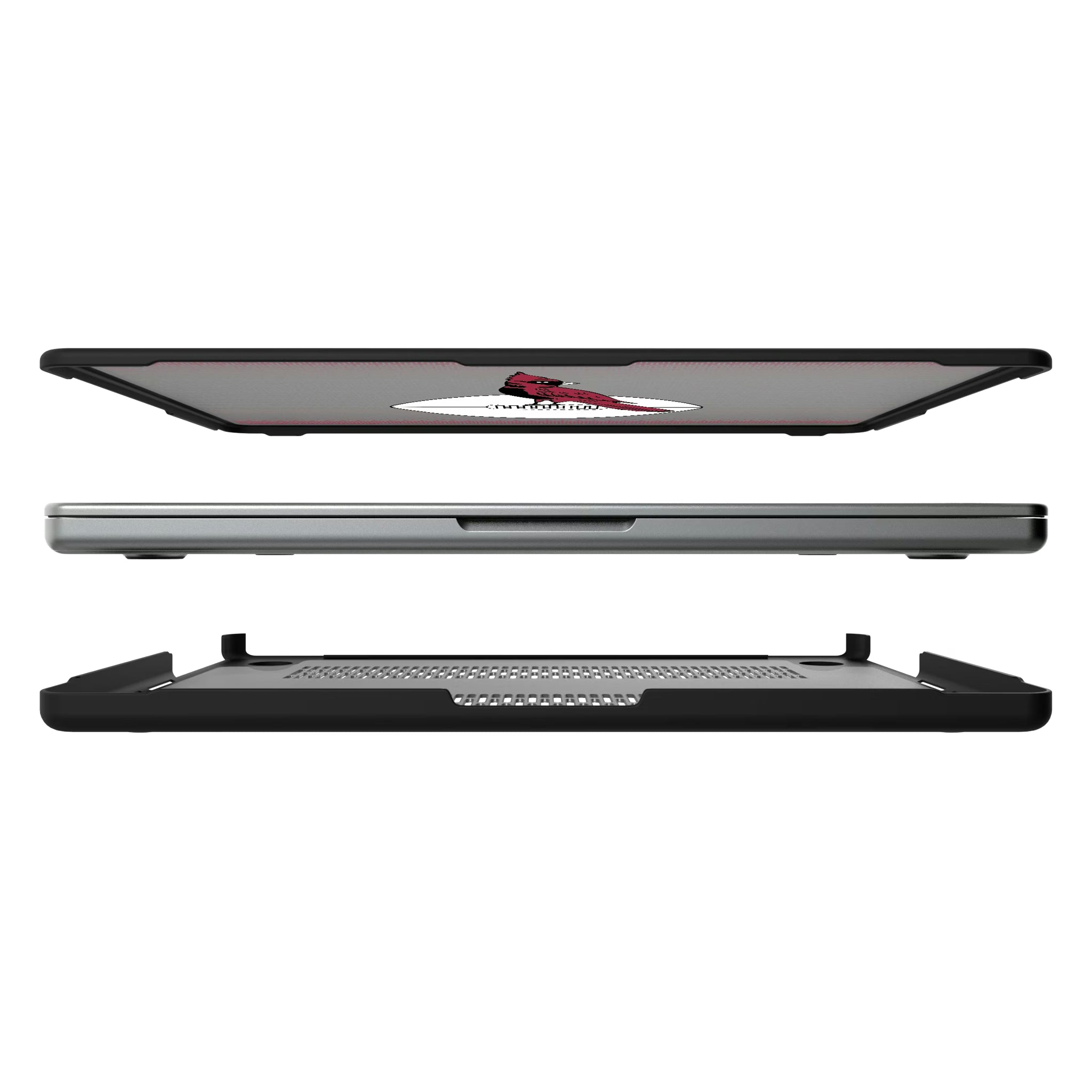 Chicago Cardinals 1947-1959 Historic Collection Linen MacBook Laptop Case for Apple MacBook#Device_MacBook Pro (14-inch, 2021) / MacBook Pro (14-inch, 2023) / MacBook Pro (14-inch, 2024)