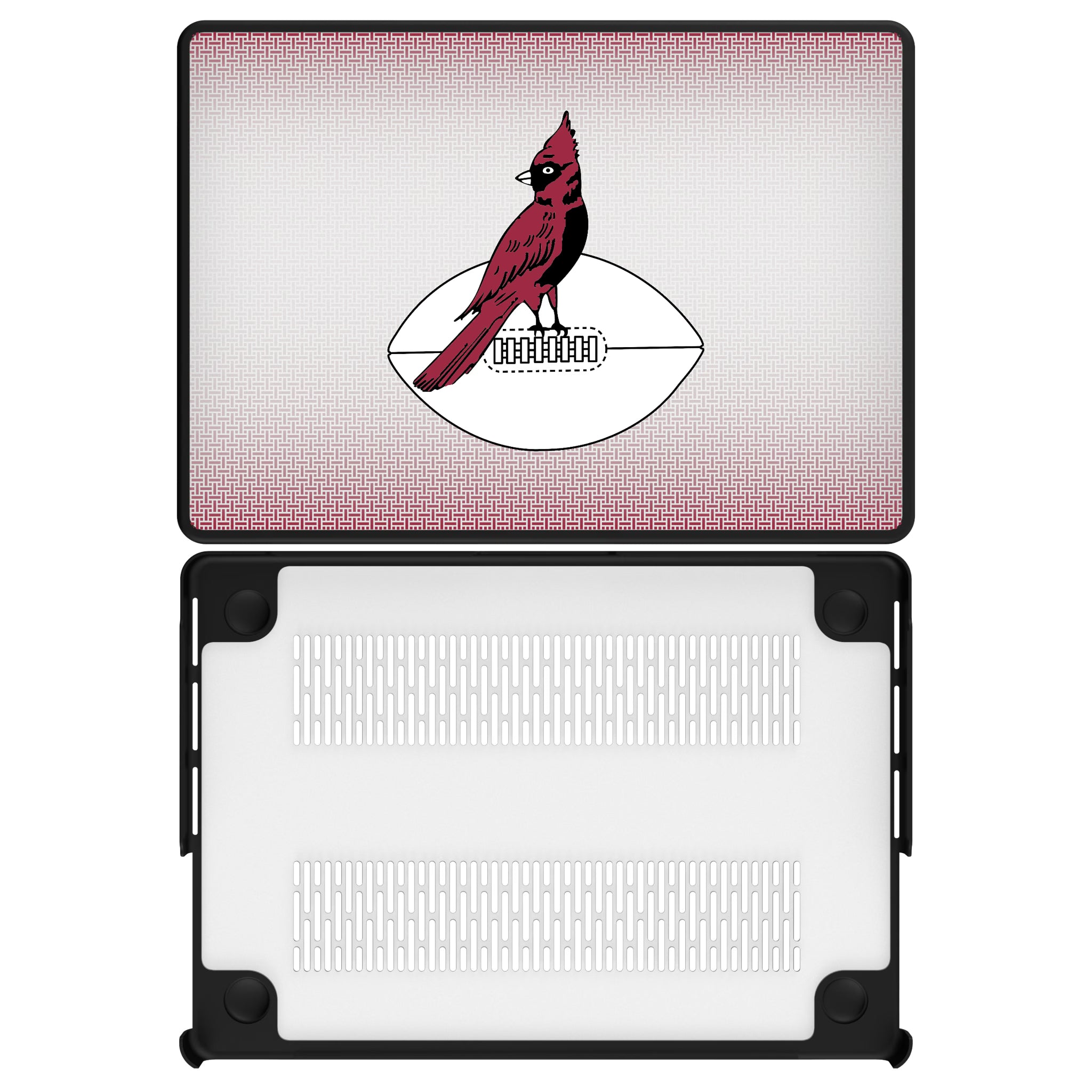 Chicago Cardinals 1947-1959 Historic Collection Linen MacBook Laptop Case for Apple MacBook#Device_MacBook Pro (14-inch, 2021) / MacBook Pro (14-inch, 2023) / MacBook Pro (14-inch, 2024)