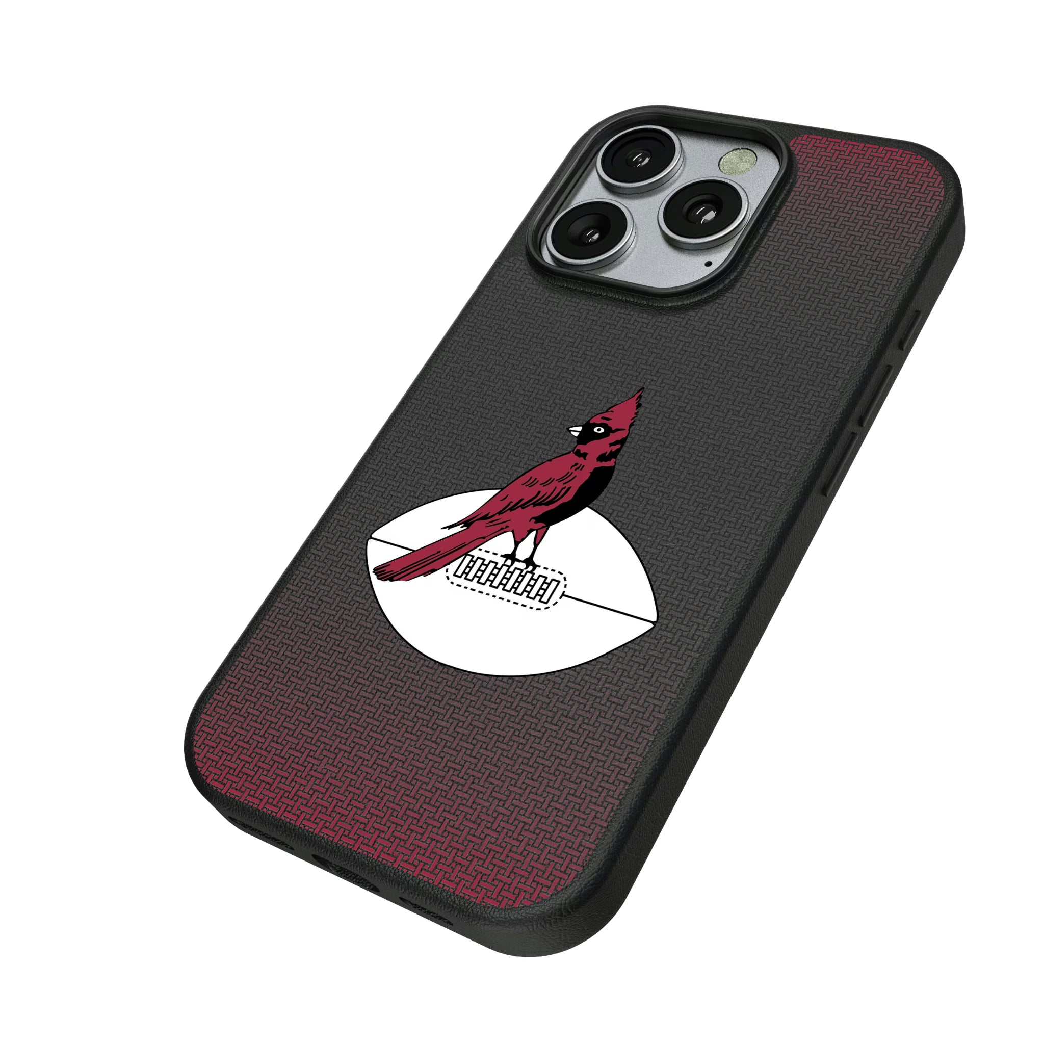 Chicago Cardinals 1947-1959 Historic Collection Linen iPhone MagSafe Compatible Phone Case for Apple iPhone - Isometric View