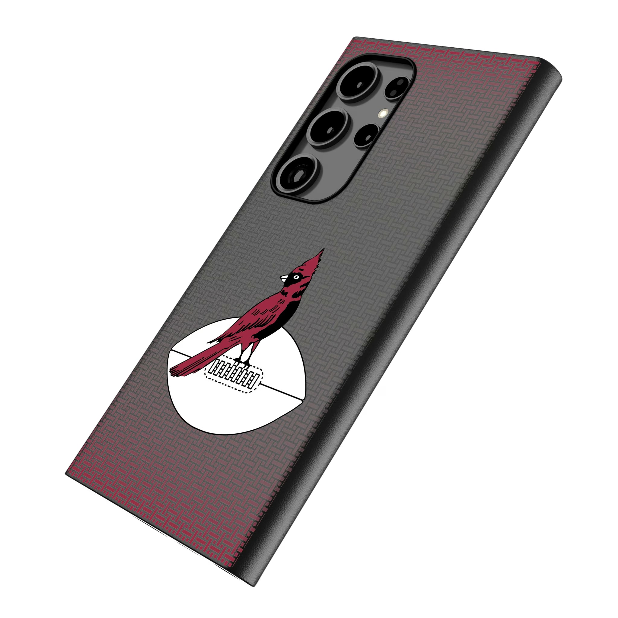 Chicago Cardinals 1947-1959 Historic Collection Linen Galaxy MagSafe Compatible Phone Case for Samsung Galaxy - Isometric View