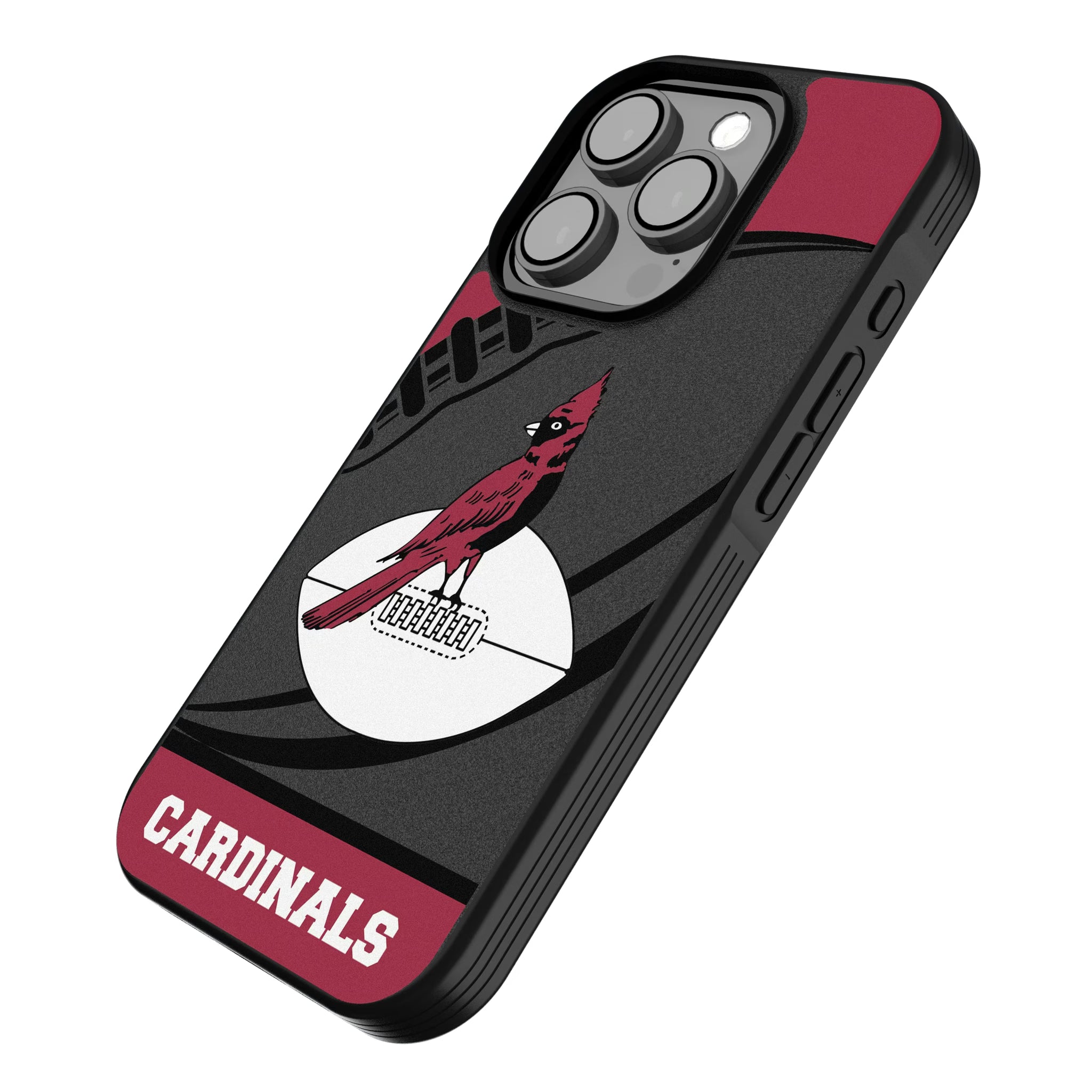 Chicago Cardinals 1947-1959 Historic Collection Passtime iPhone Bump Phone Case for Apple iPhone - Isometric View