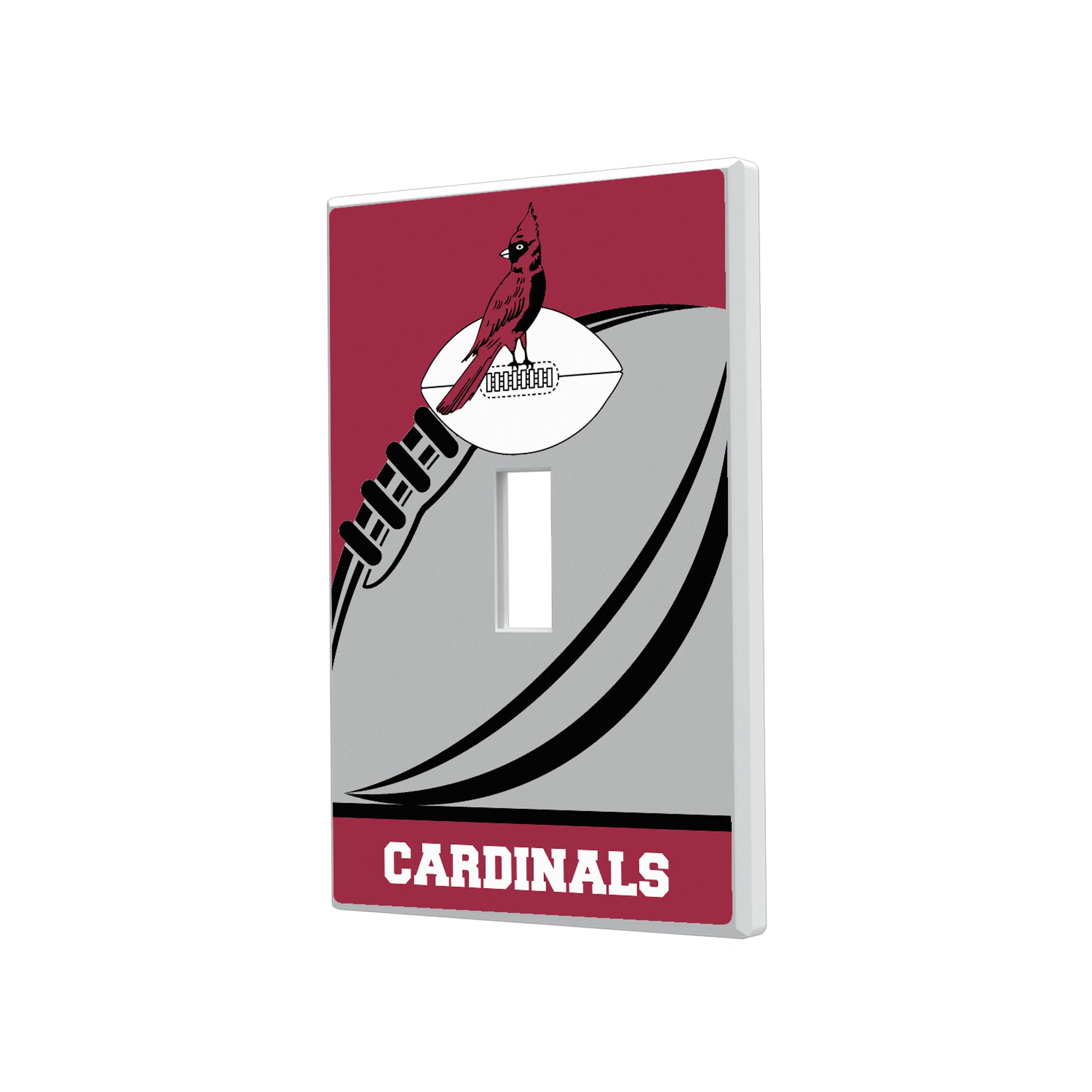 Chicago Cardinals 1947-1959 Historic Collection Passtime Hidden-Screw Light Switch Plate#Style_Single Toggle