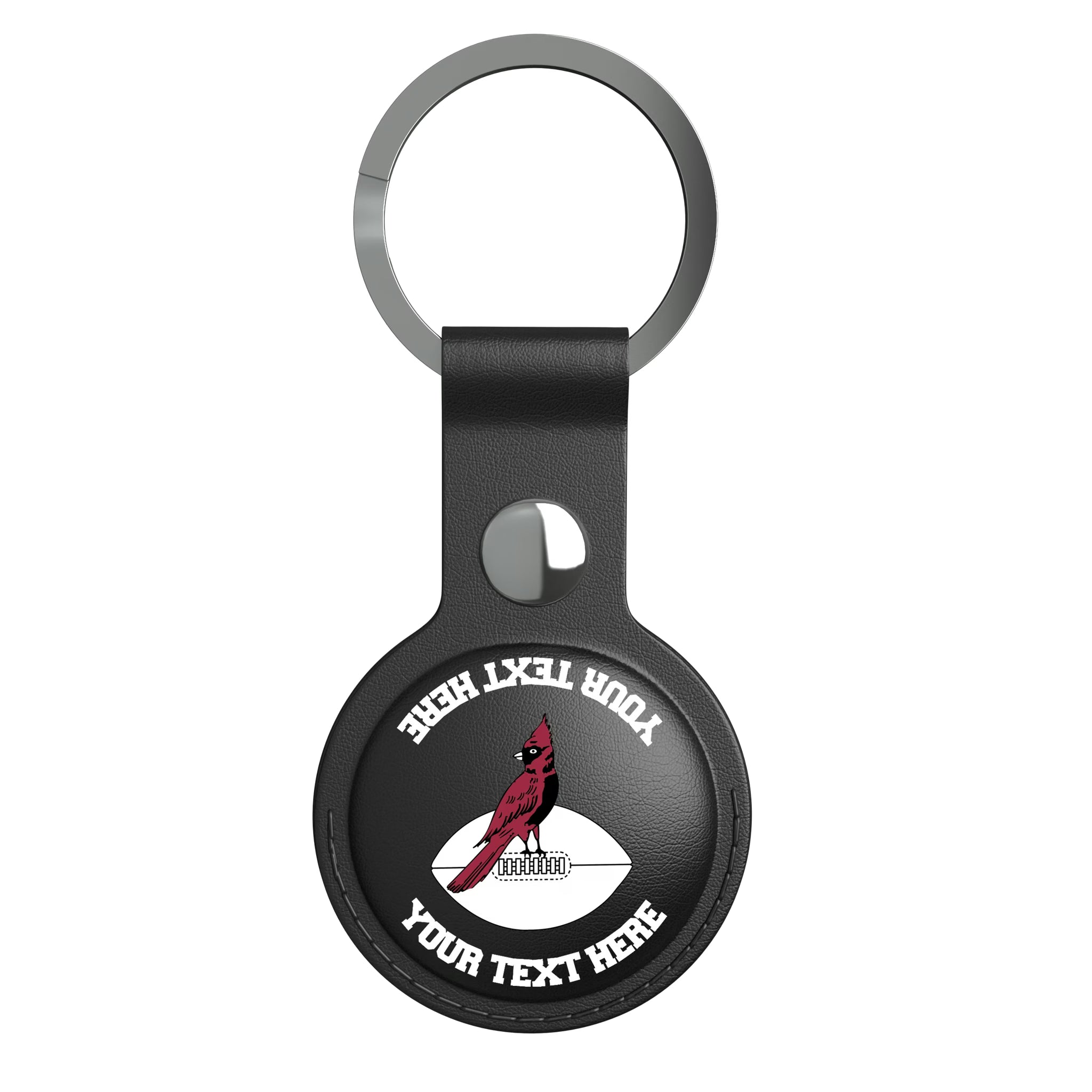Chicago Cardinals 1947-1959 Historic Collection Personalized Insignia AirTag Black Airtag Holder