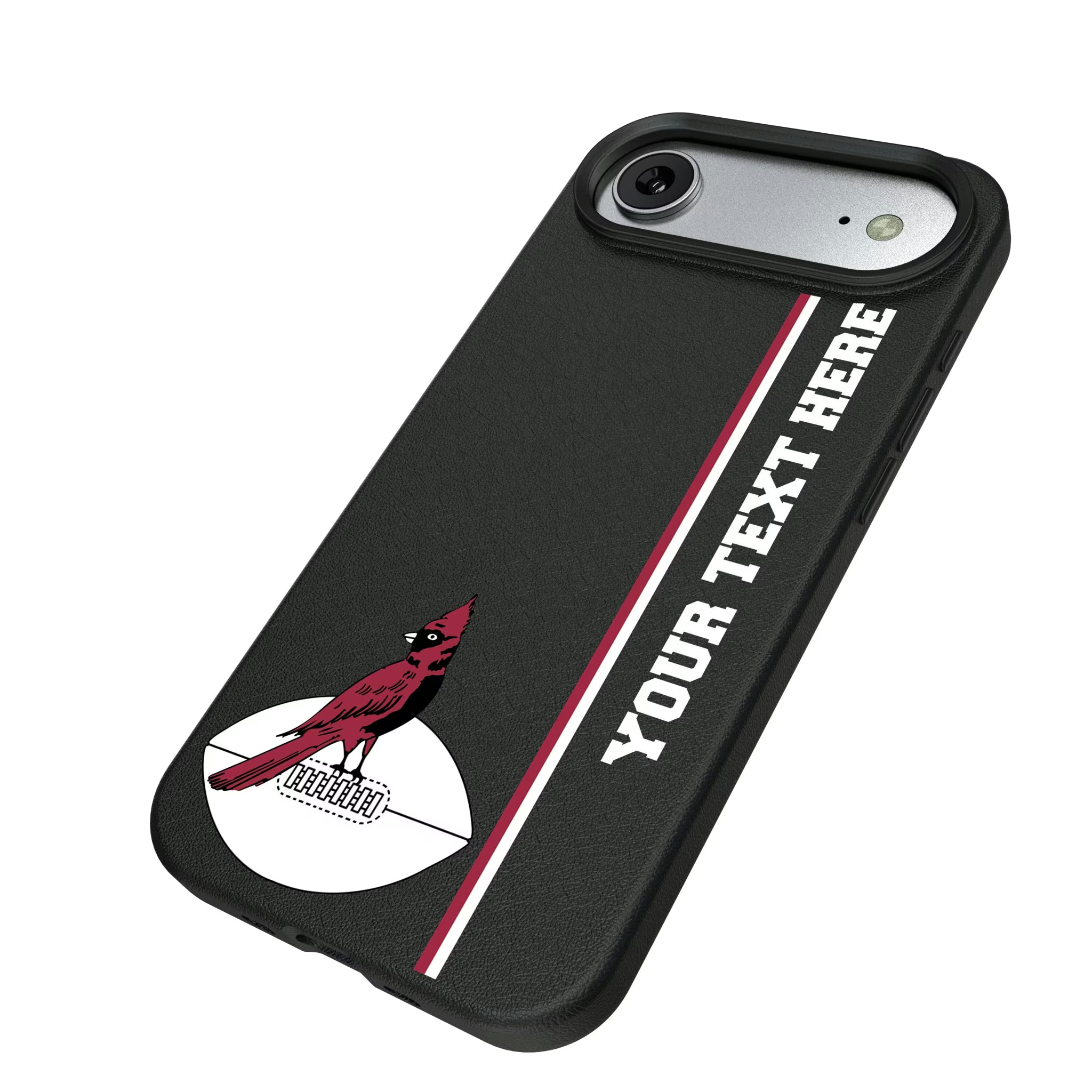 Chicago Cardinals 1947-1959 Historic Collection Personalized Sidebard iPhone MagSafe Compatible Phone Case for Apple iPhone - Isometric View#Device_iPhone Air